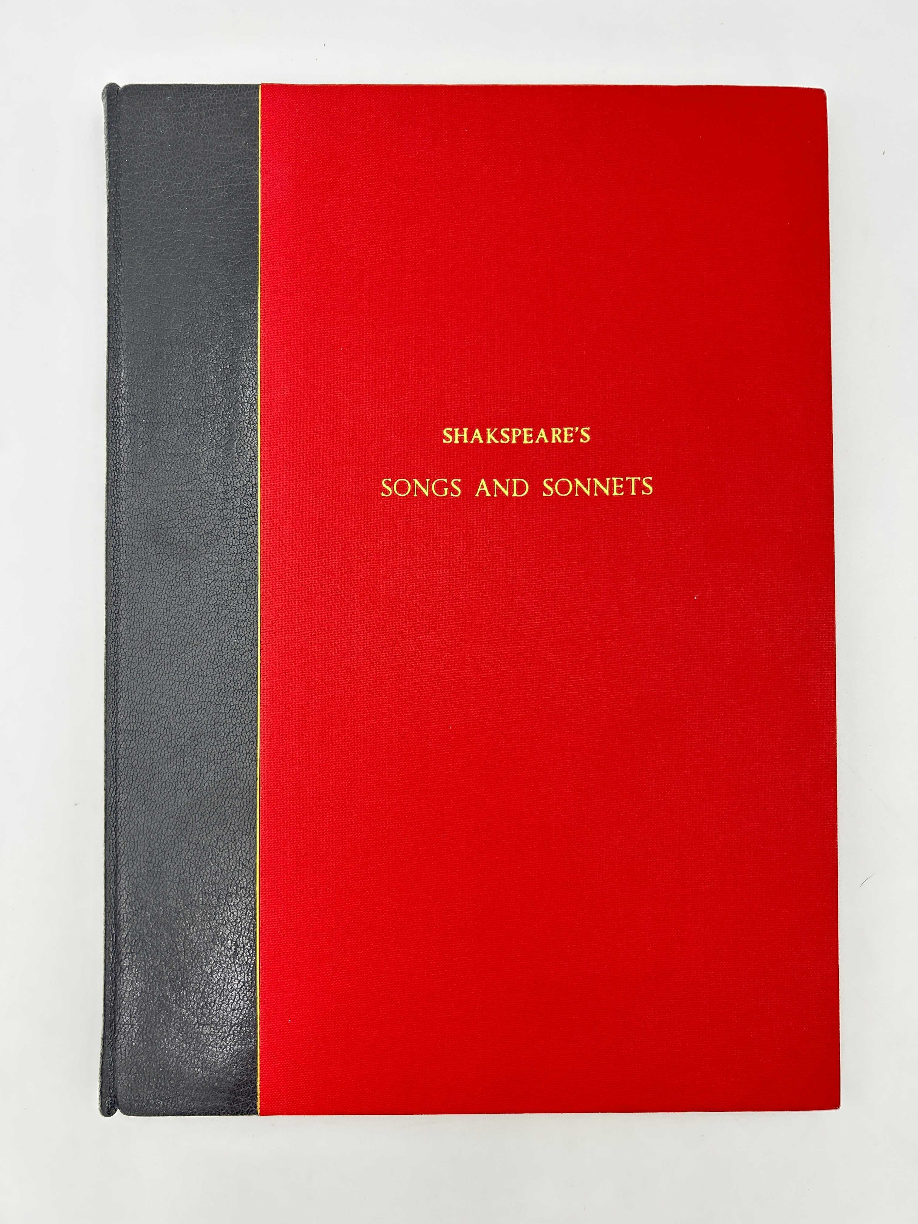 Shakespeares Songs and Sonnets