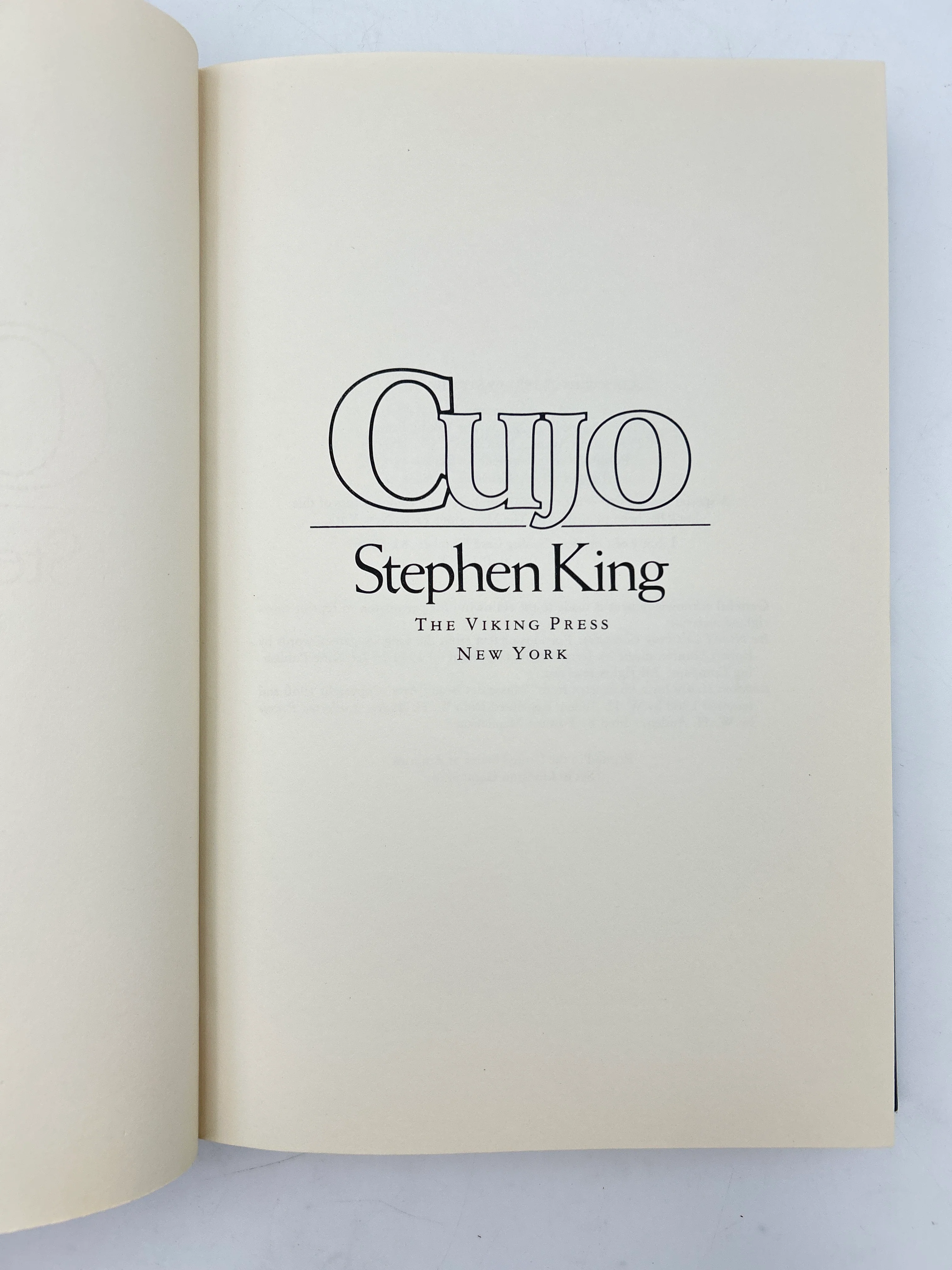 Signed Typescript Excerpt from Cujo with First Edition Copy - Image 5
