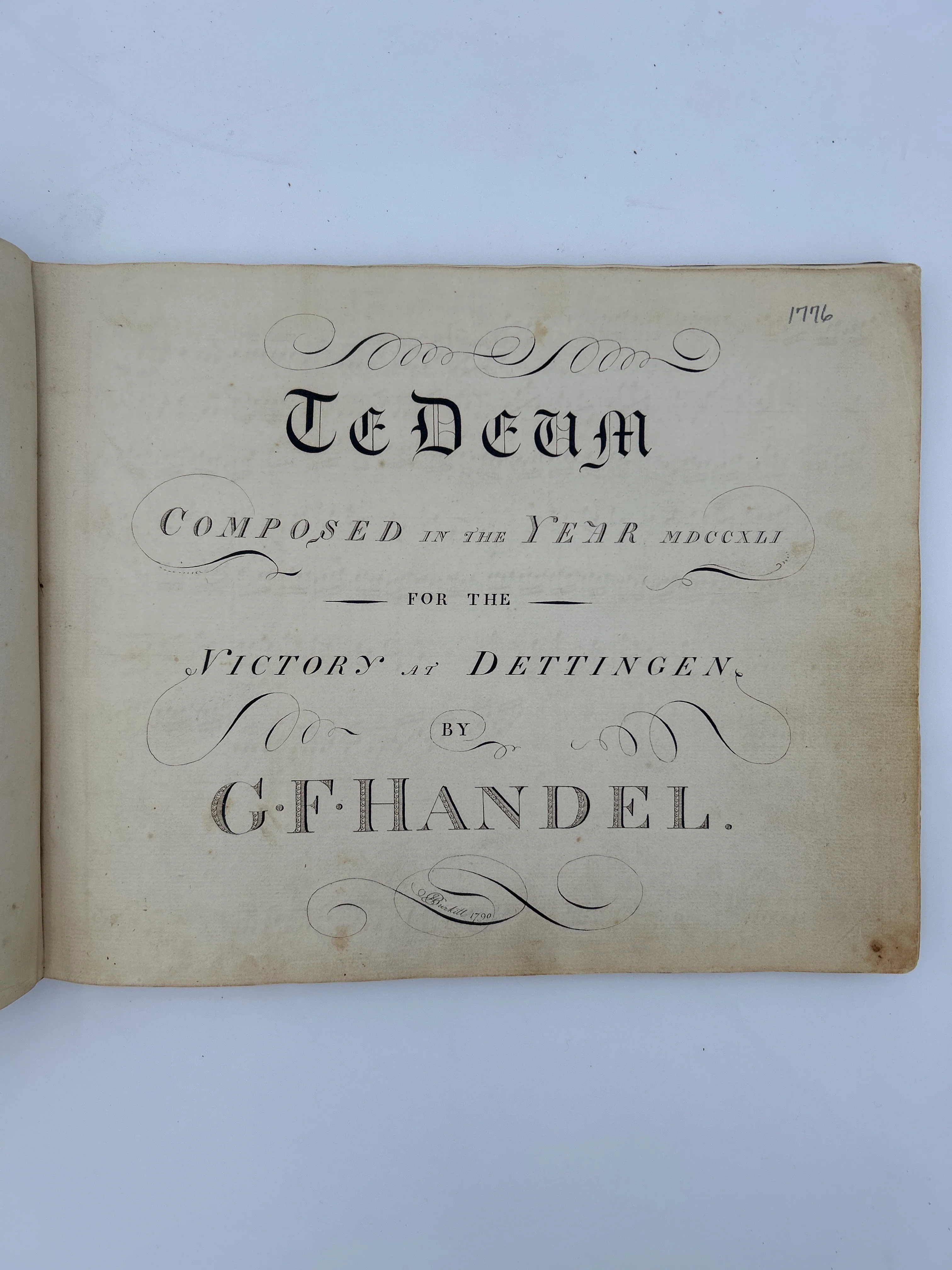 Te Deam Composed for the Victory at Dettingen - Image 3