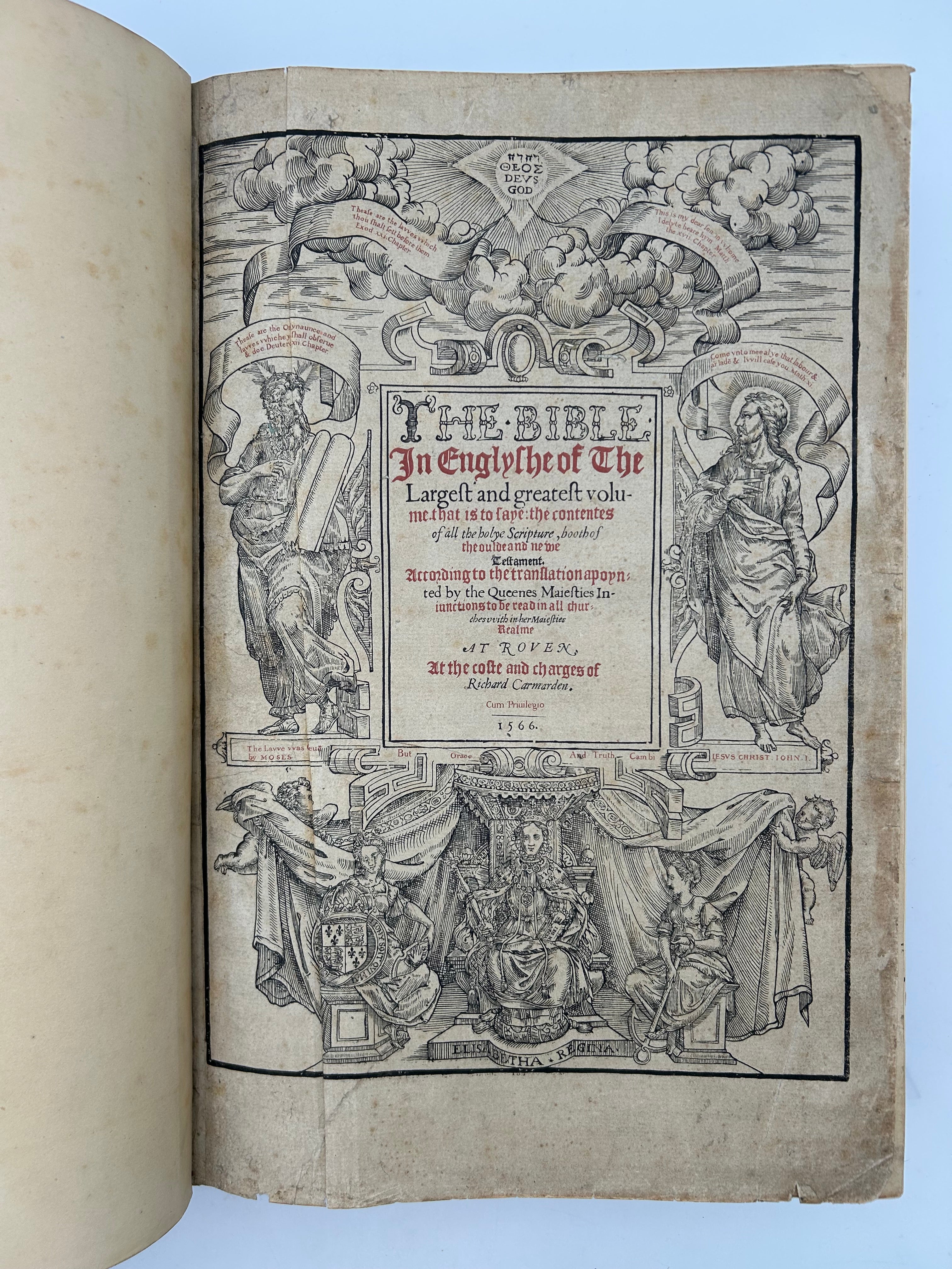 Holy Bible 1566 - Image 6