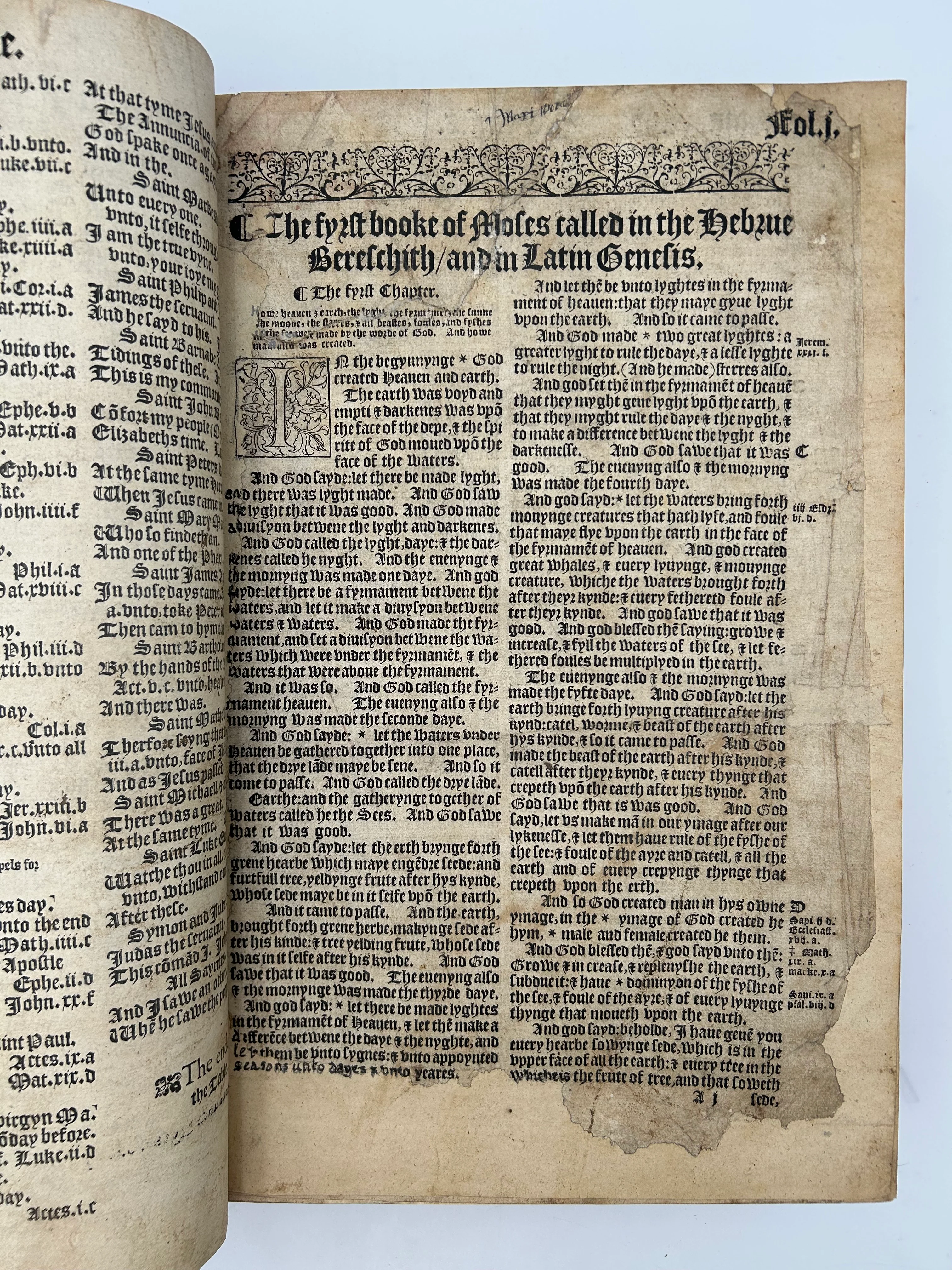 Holy Bible 1566 - Image 7