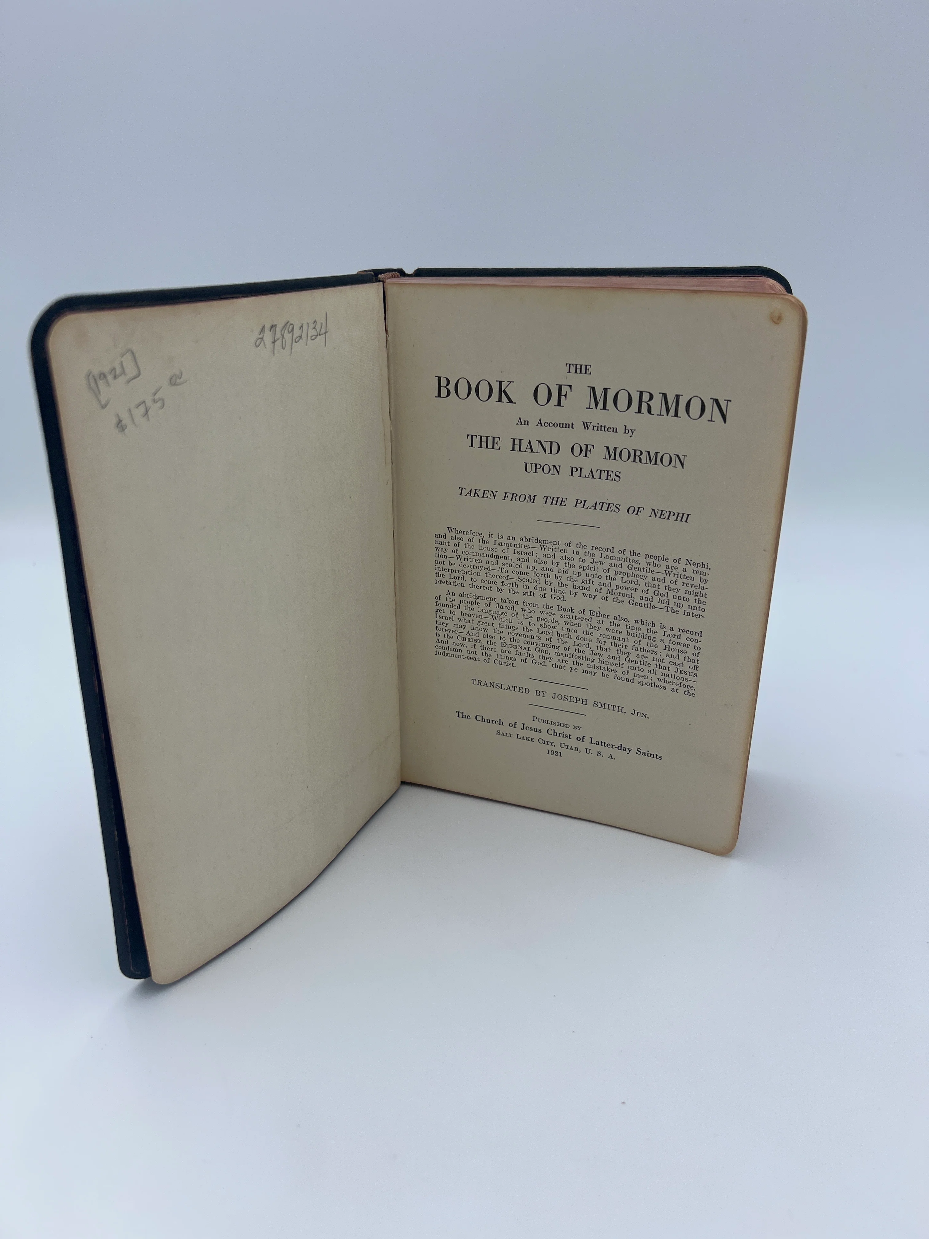 The Book of Mormon (1921) - Image 2