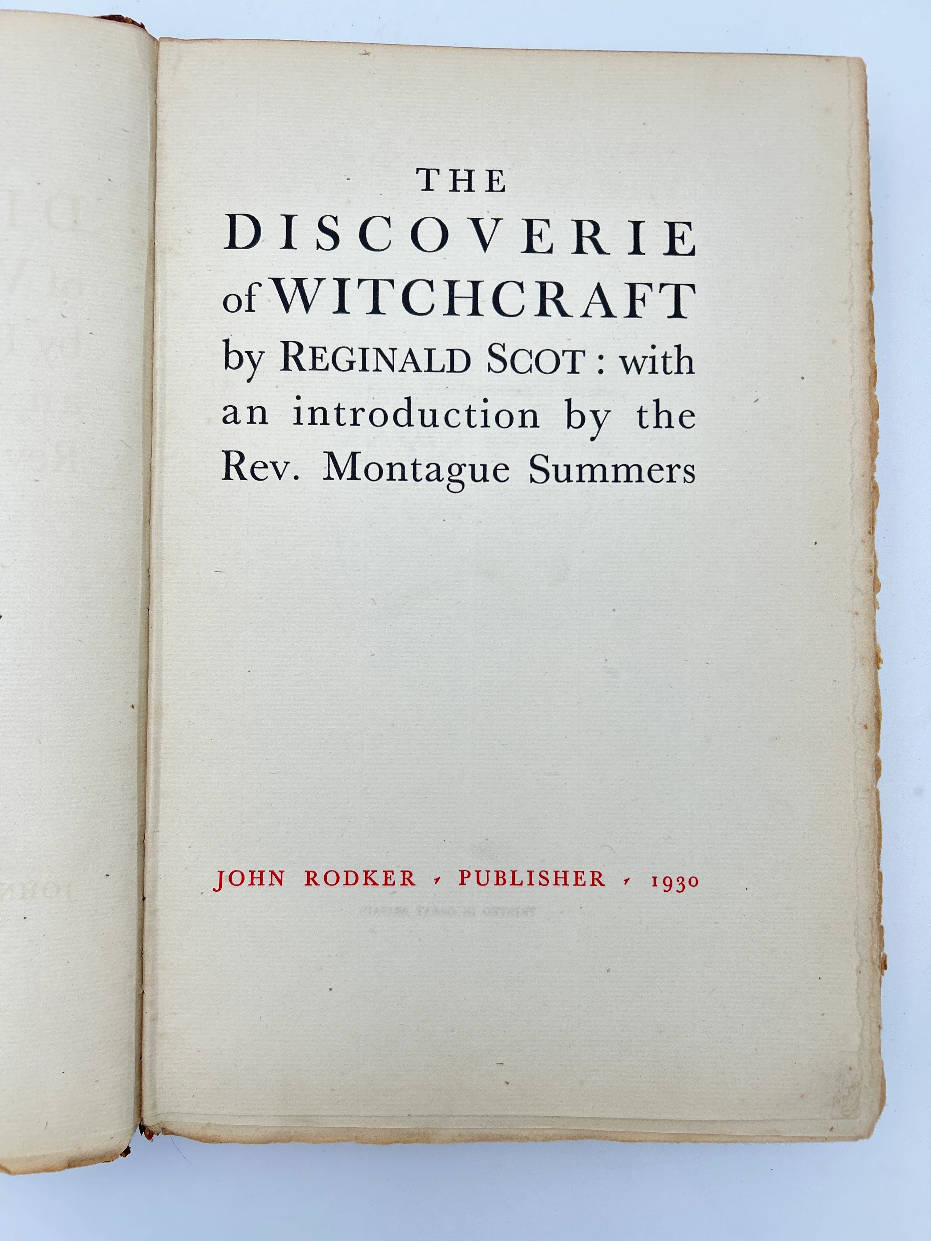 The Discoverie of Witchcraft - Image 3
