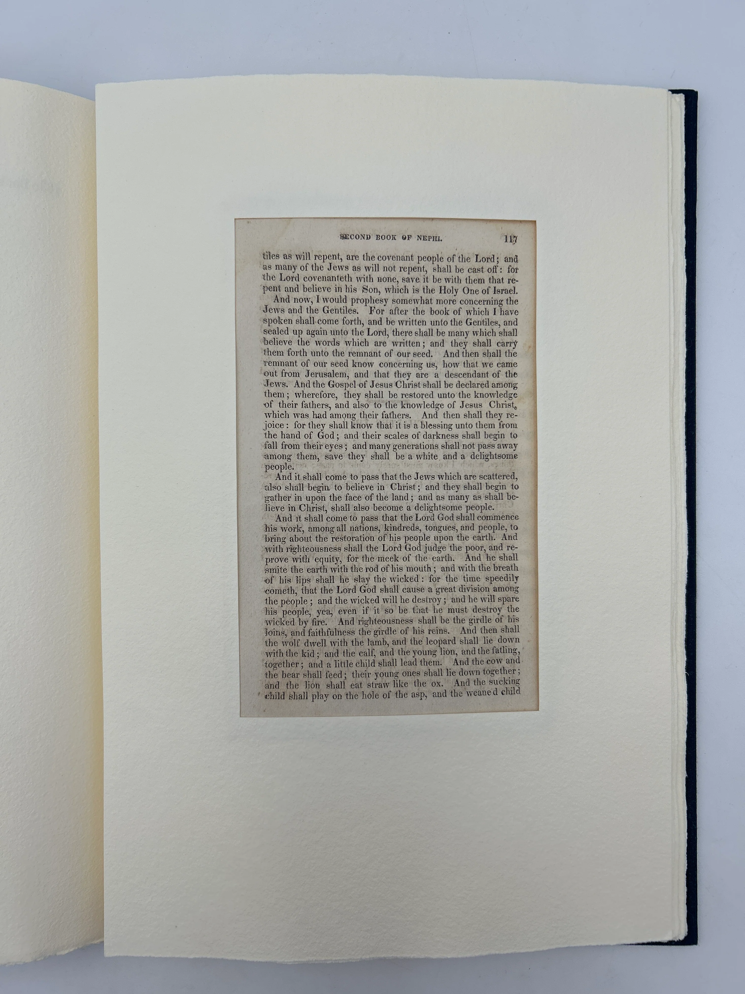 The First Mormon Book (Original 1830 leaf) - Image 3