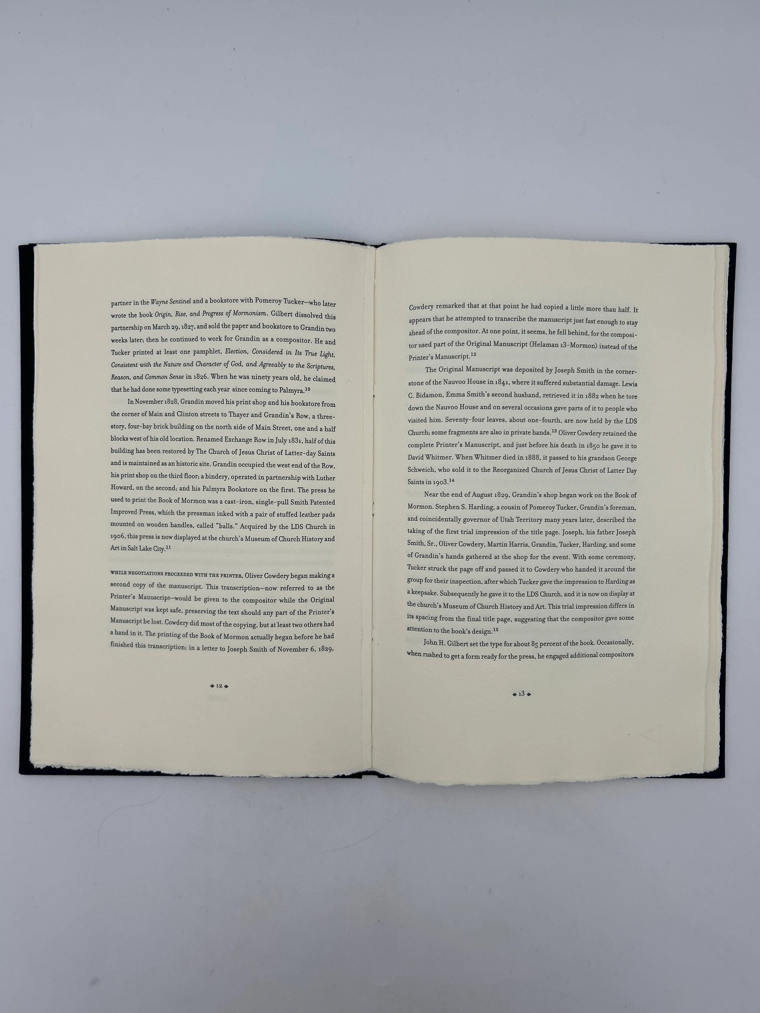 The First Mormon Book (Original 1830 leaf) - Image 2