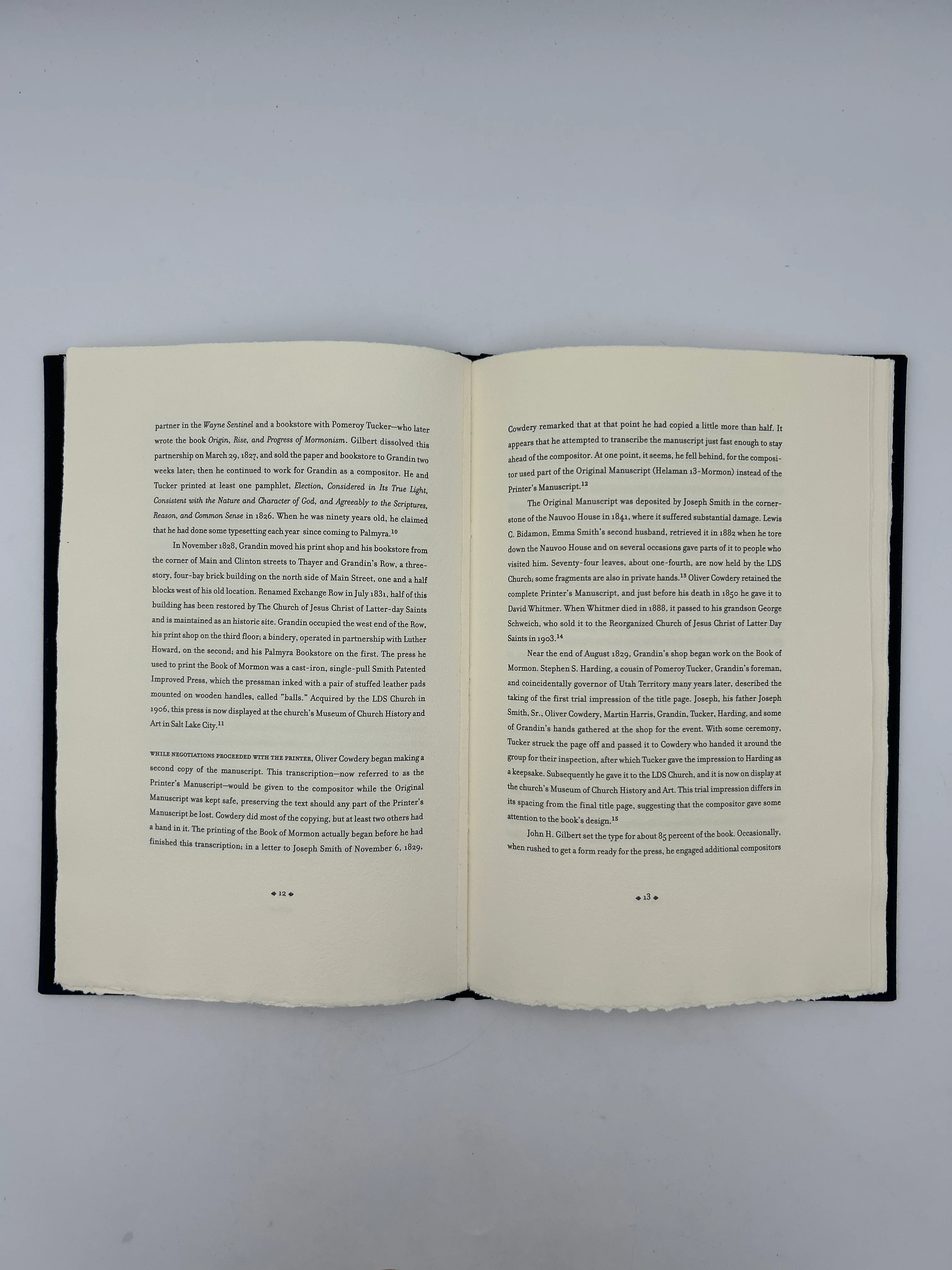The First Mormon Book (Original 1830 leaf) - Image 2
