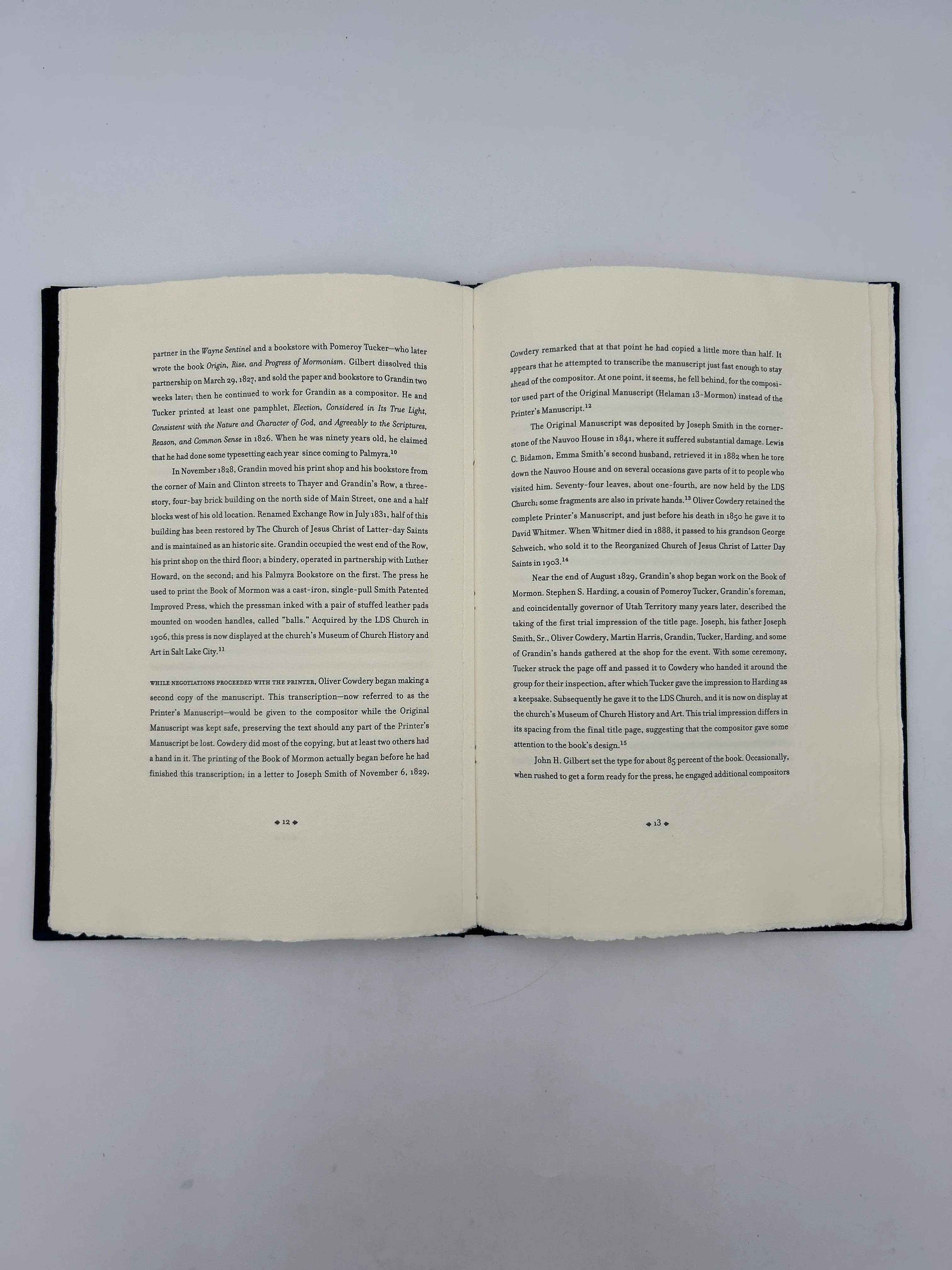 The First Mormon Book ( Original 1830 leaf) - Image 2