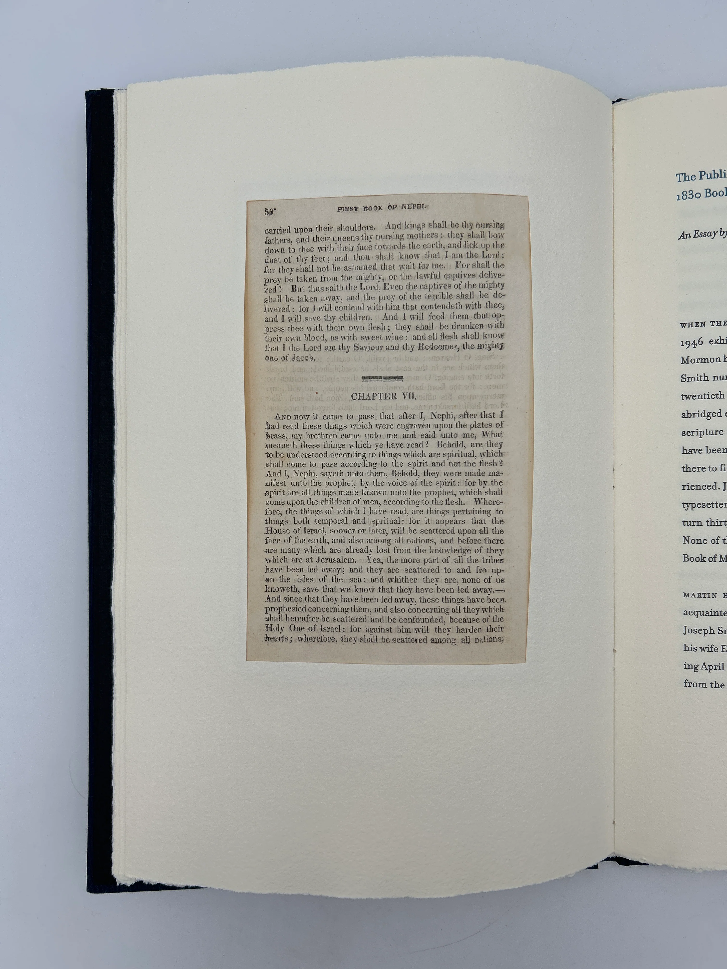 The First Mormon Book (Original 1830 leaf) - Image 5