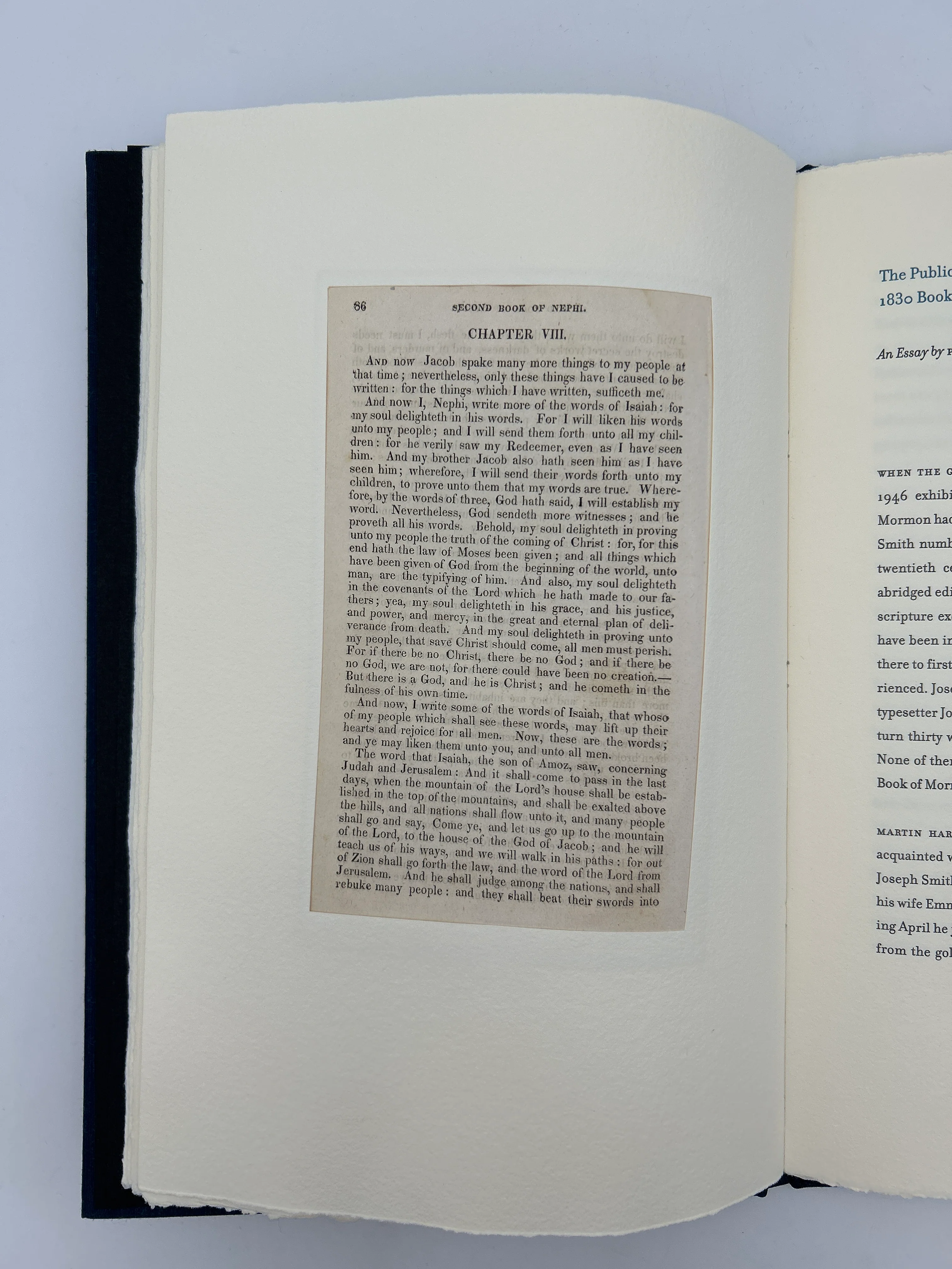 The First Mormon Book (Original 1830 leaf) - Image 5