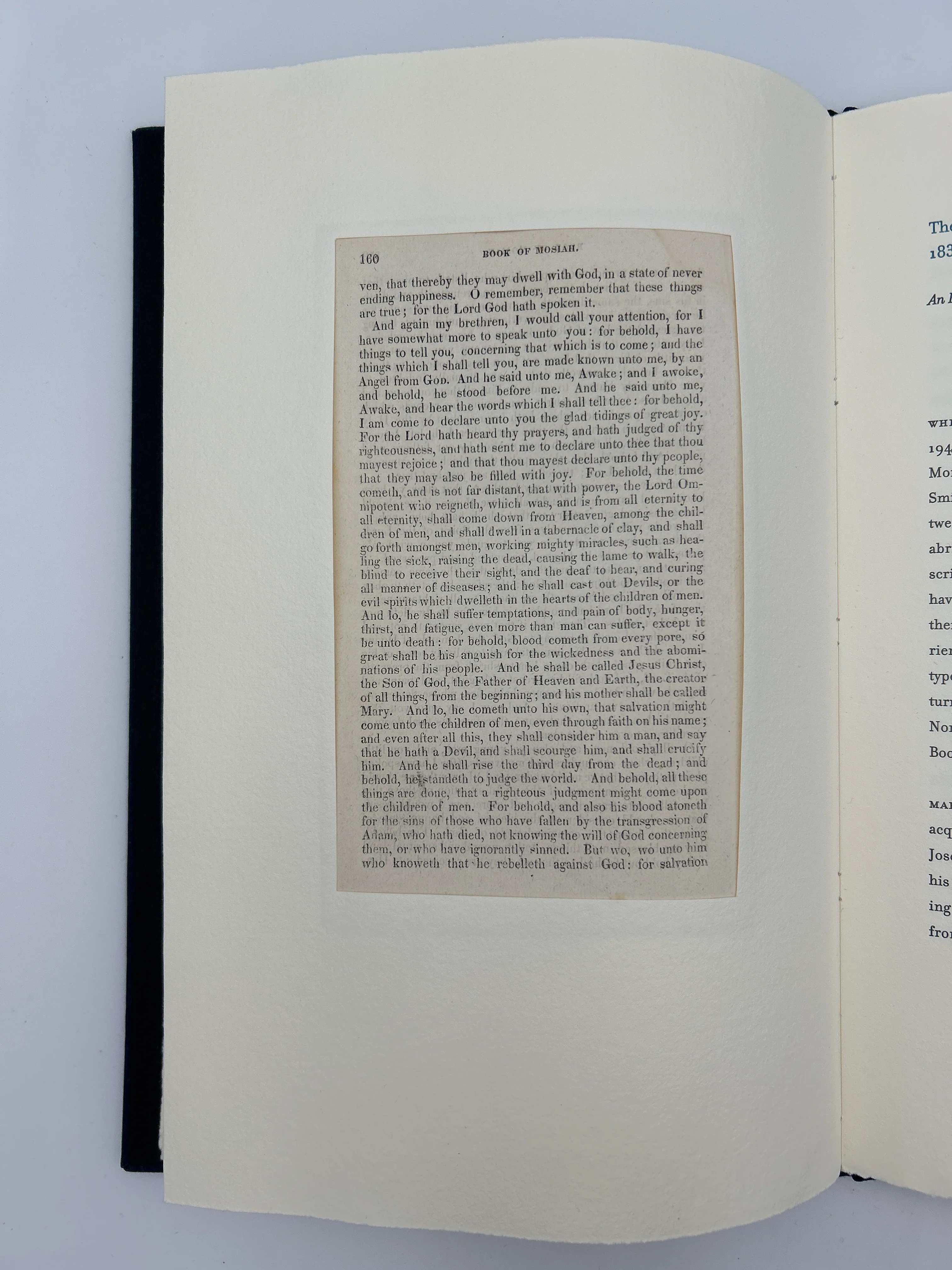 The First Mormon Book (Original 1830 leaf ) - Image 3