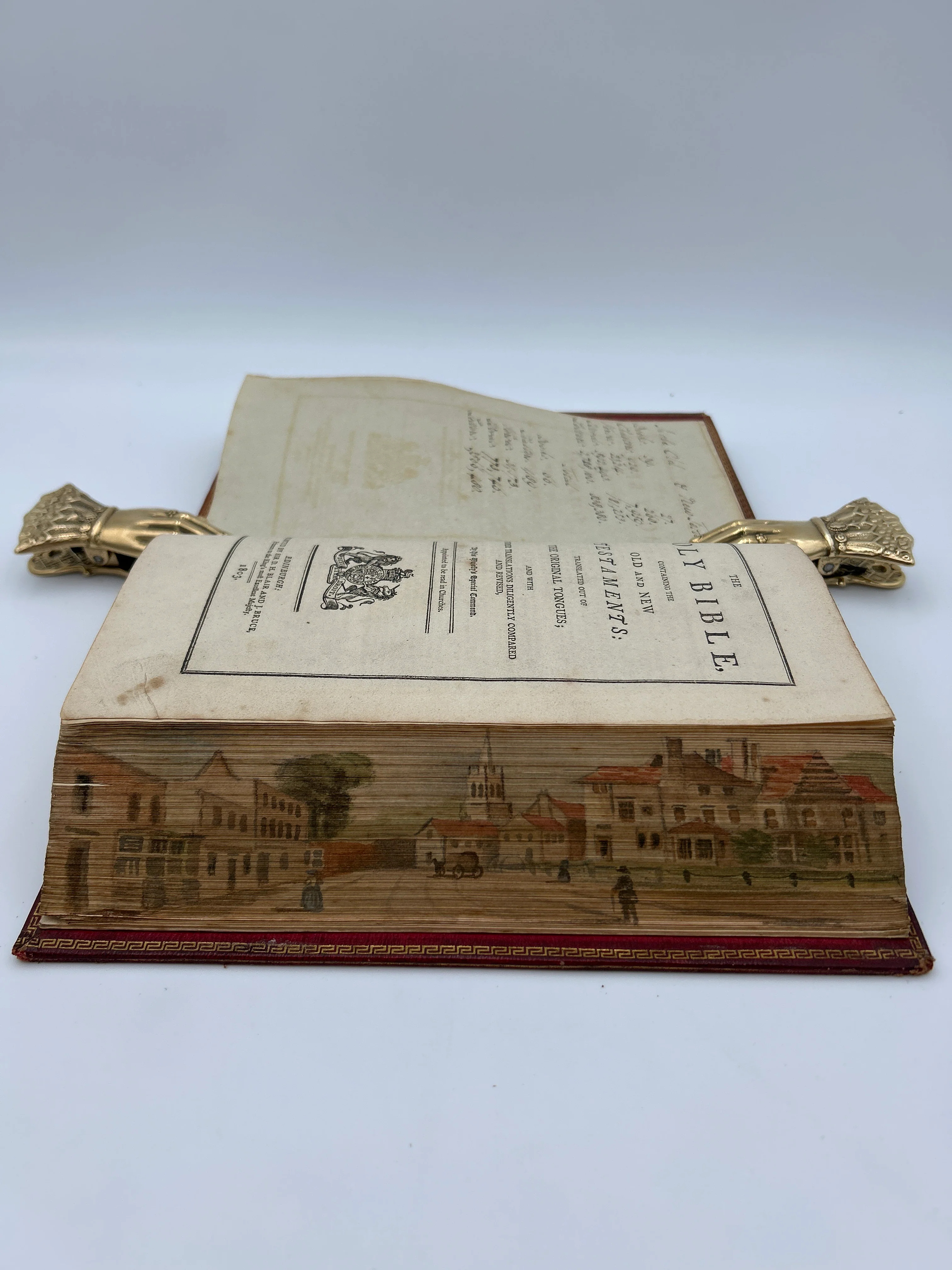 Holy Bible 1803 with Fore Edge Paintings - Image 12