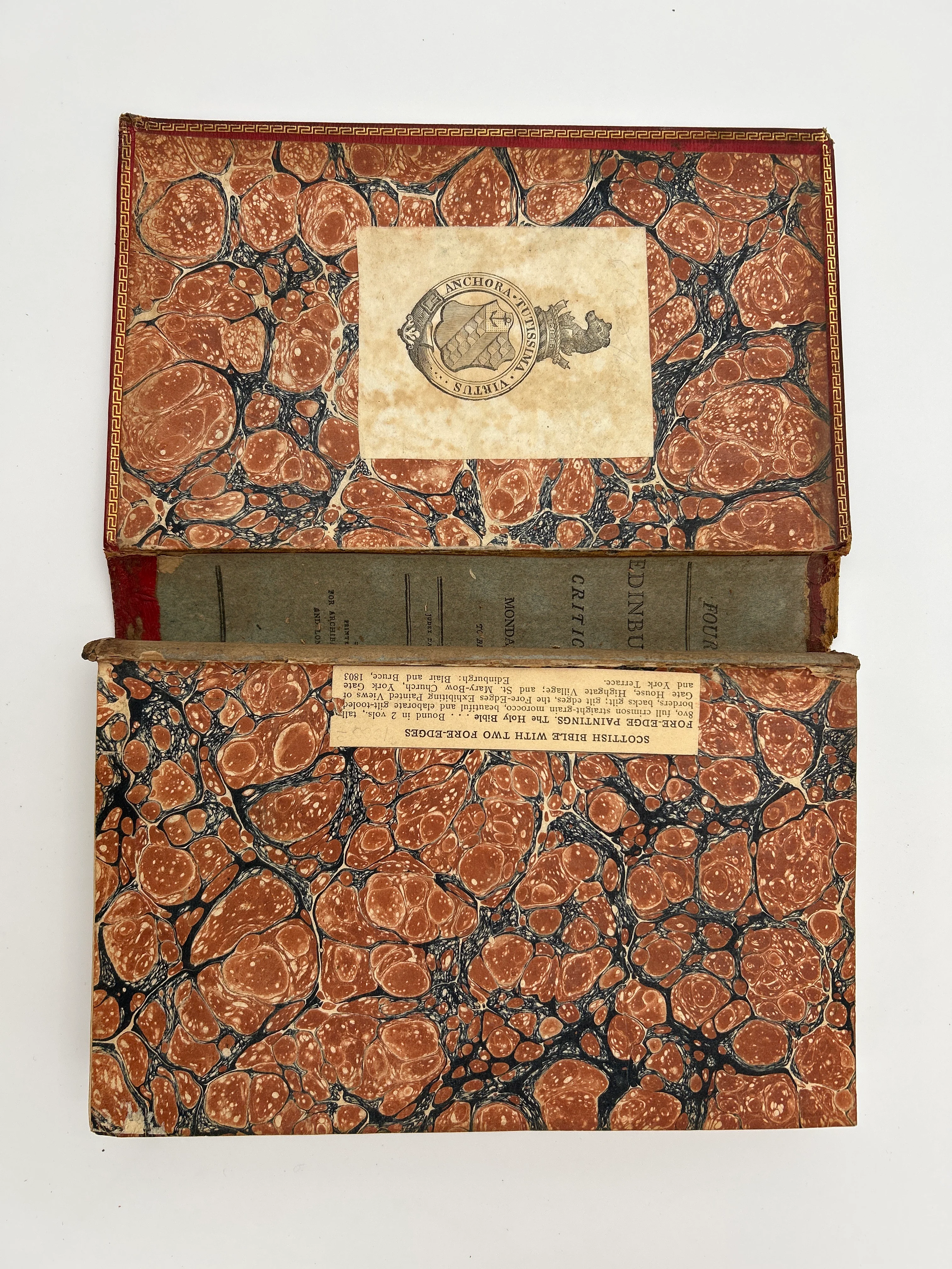Holy Bible 1803 with Fore Edge Paintings - Image 7