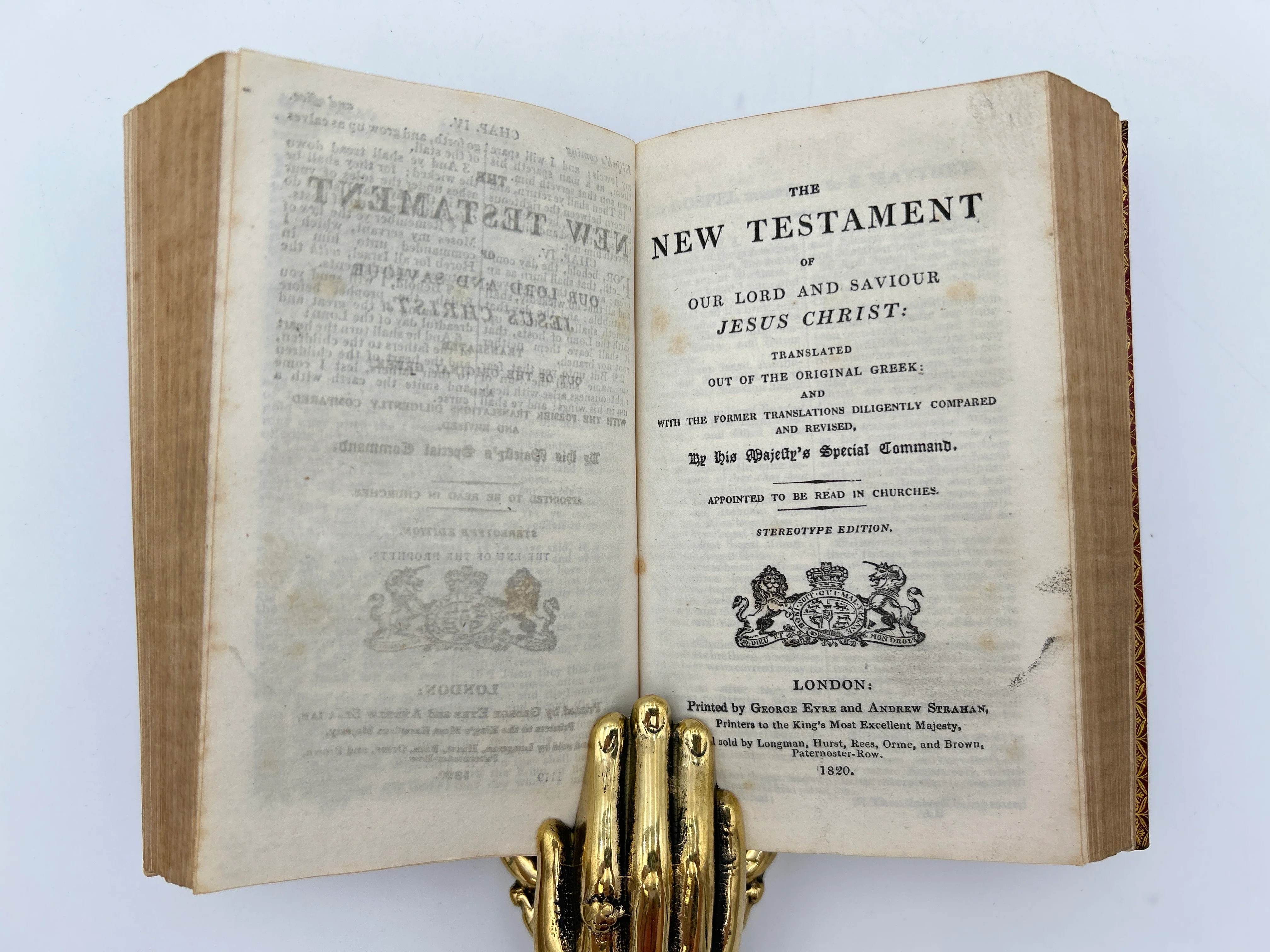 The Holy Bible in Two Volumes 1820 - Image 9