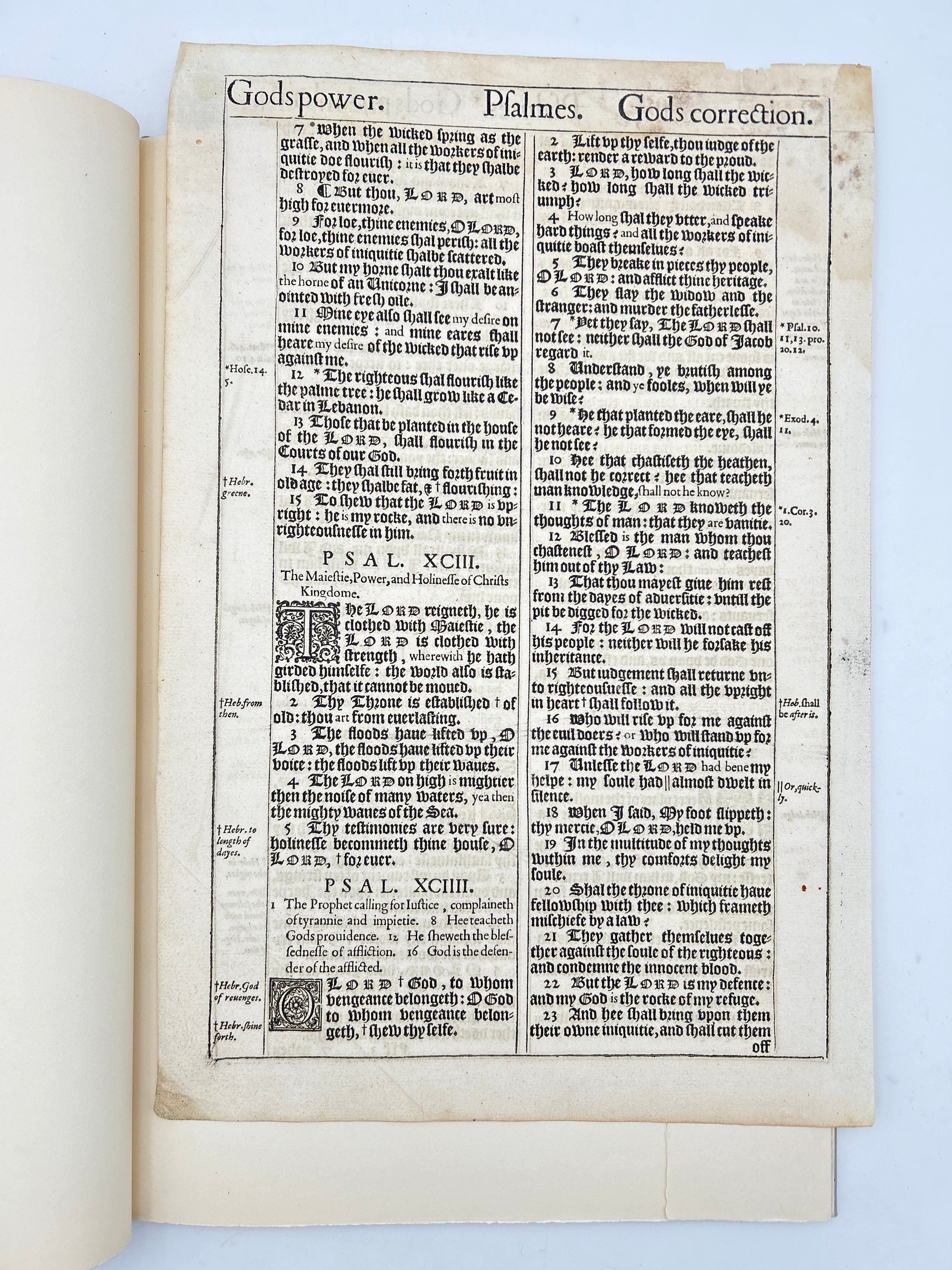 The Making of the King James Bible with Original Leaf from the “She” King James Bible of 1611 - Image 3