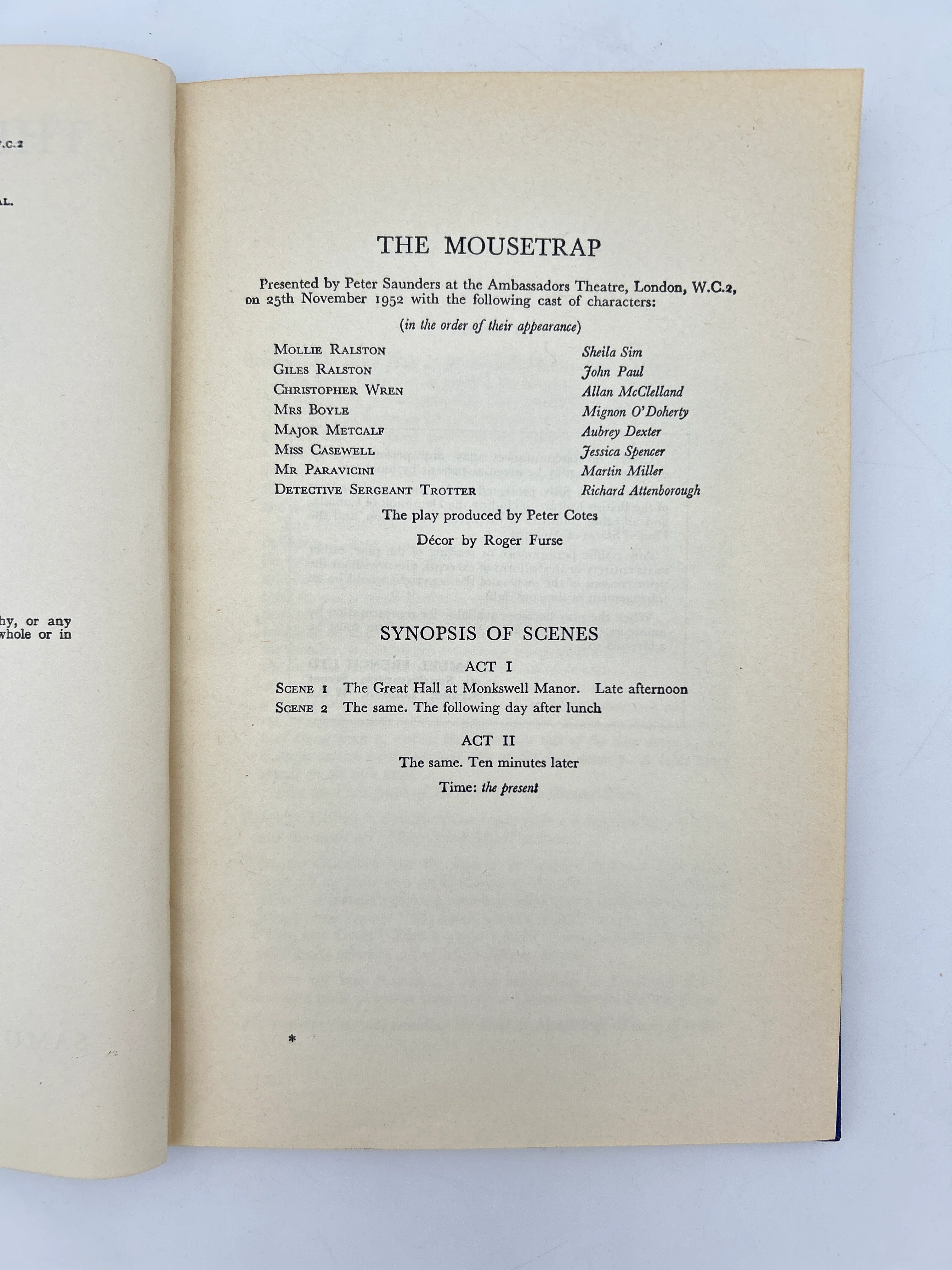 The Mousetrap - Signed, with Program and Invitation - Image 10