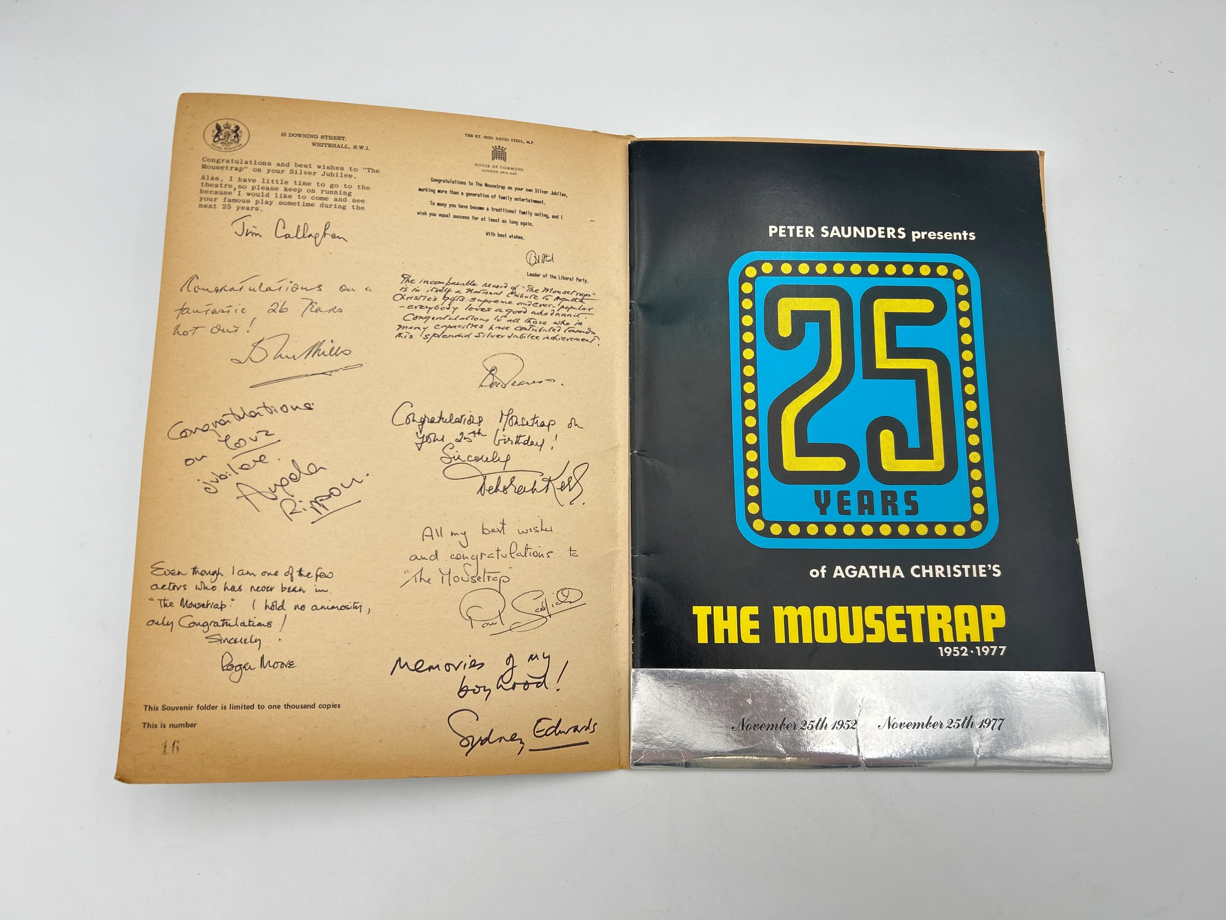 The Mousetrap - Signed, with Program and Invitation - Image 14
