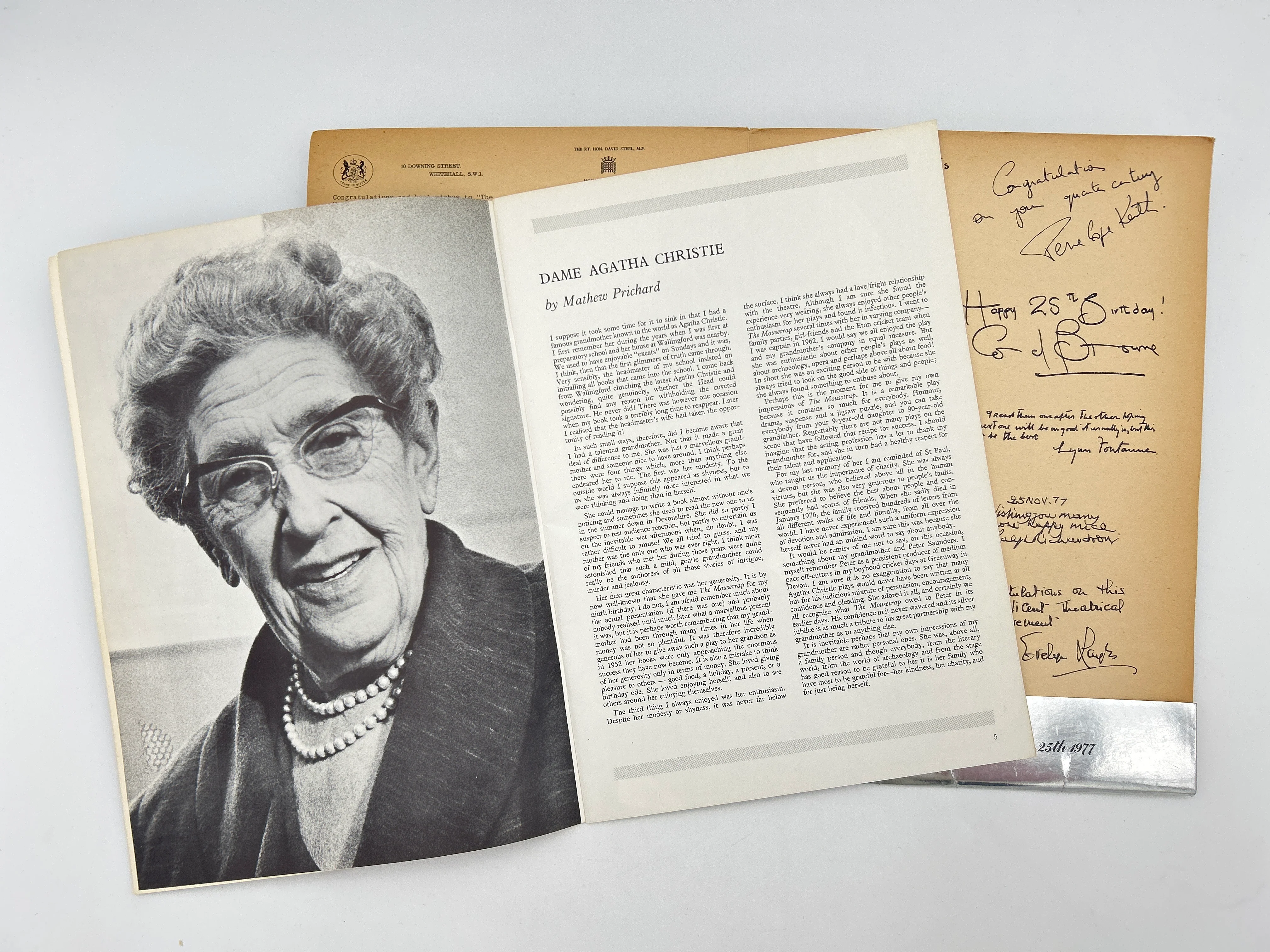 The Mousetrap - Signed, with Program and Invitation - Image 16