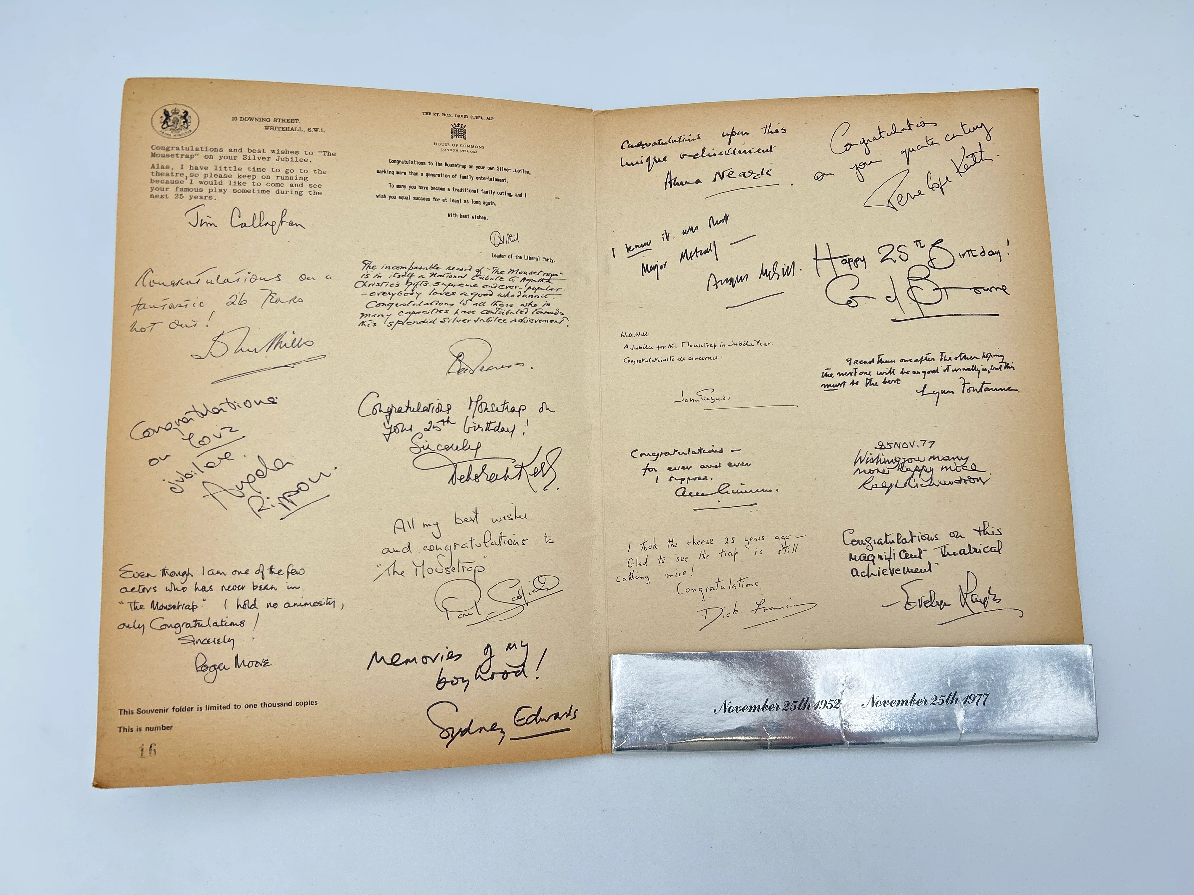 The Mousetrap - Signed, with Program and Invitation - Image 18