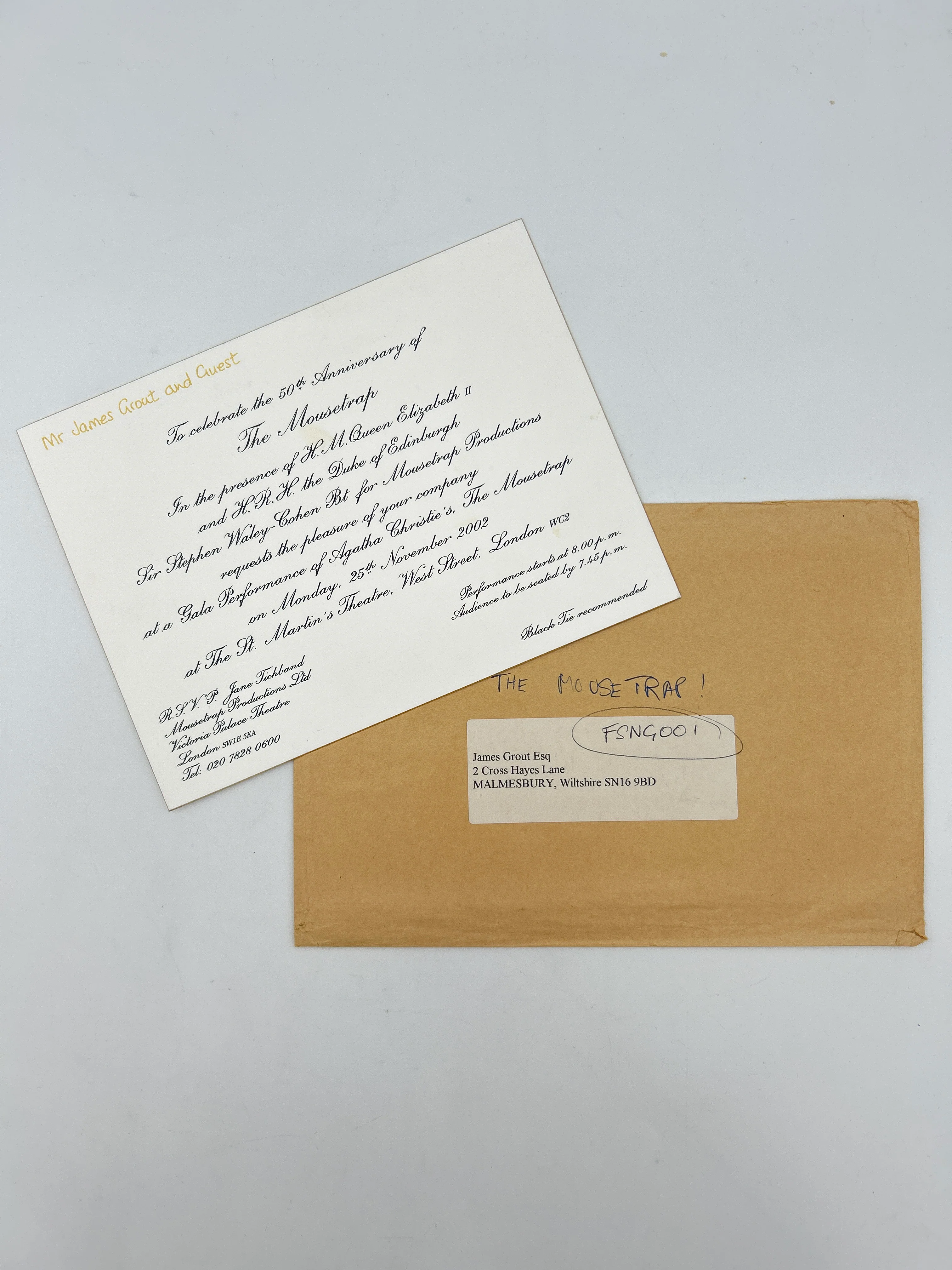 The Mousetrap - Signed, with Program and Invitation - Image 8