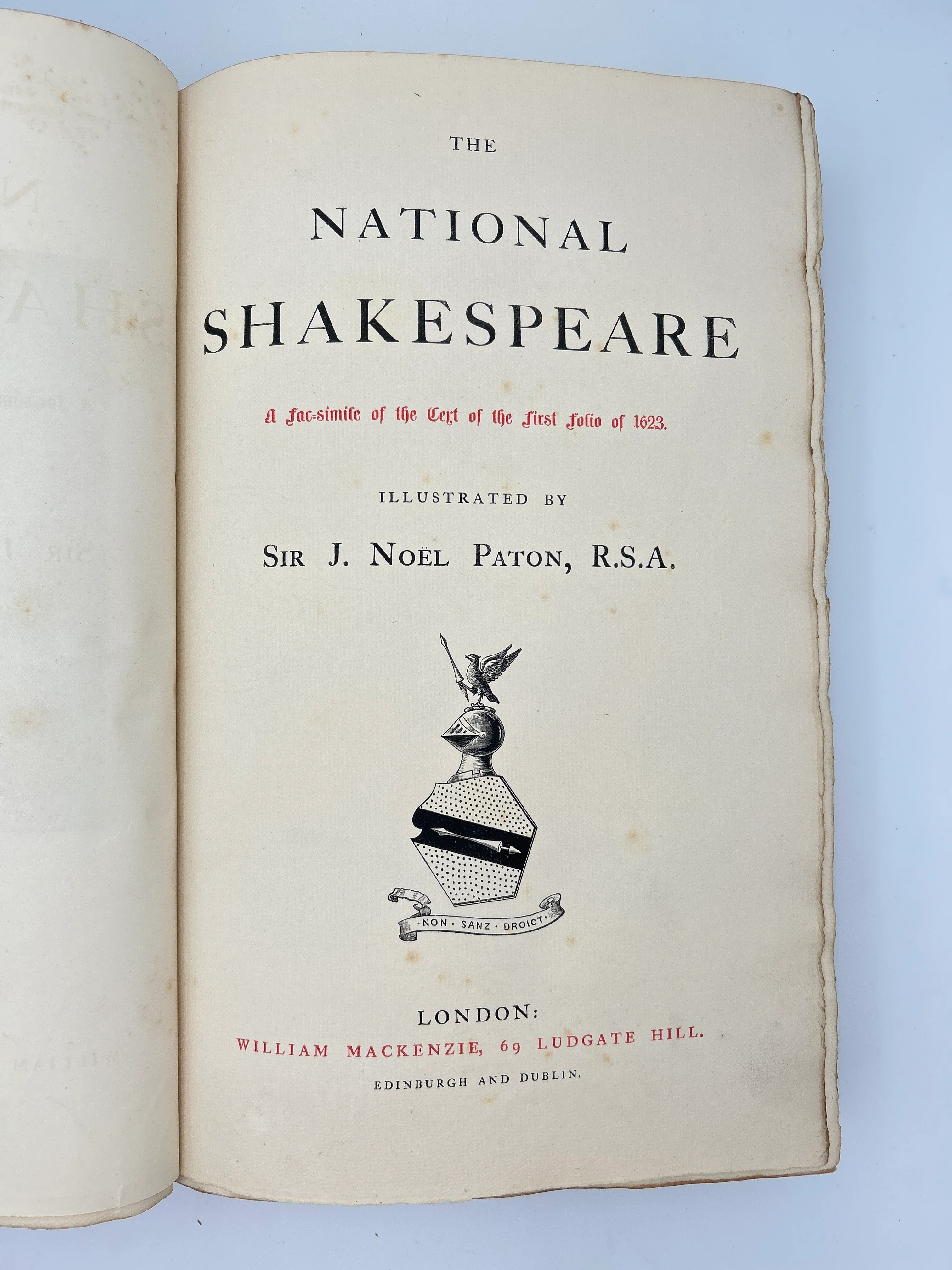 The Works of Shakespeare in 3 Volumes - Image 5