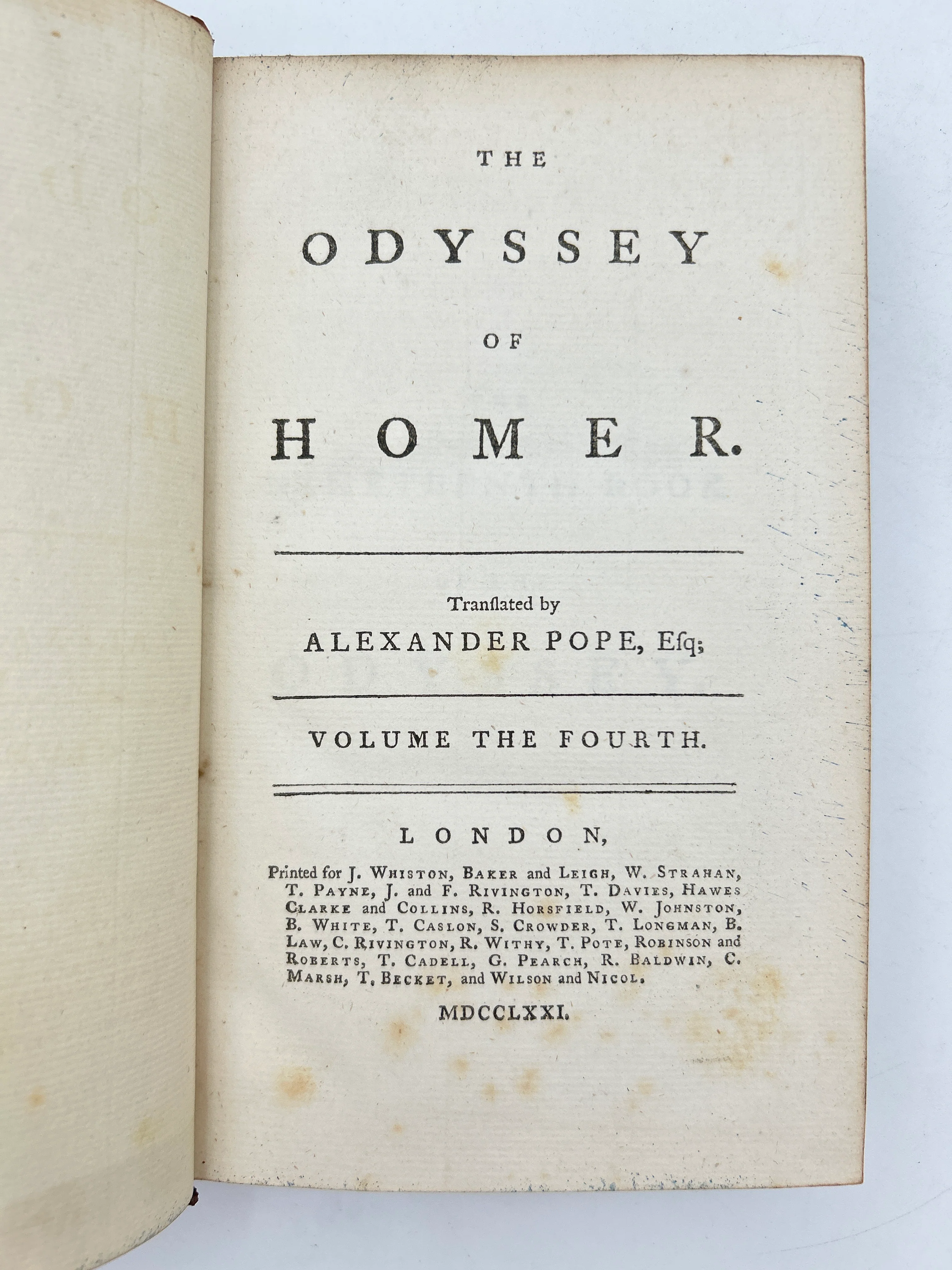 The Odyssey of Homer (4 Vol.) - Image 12