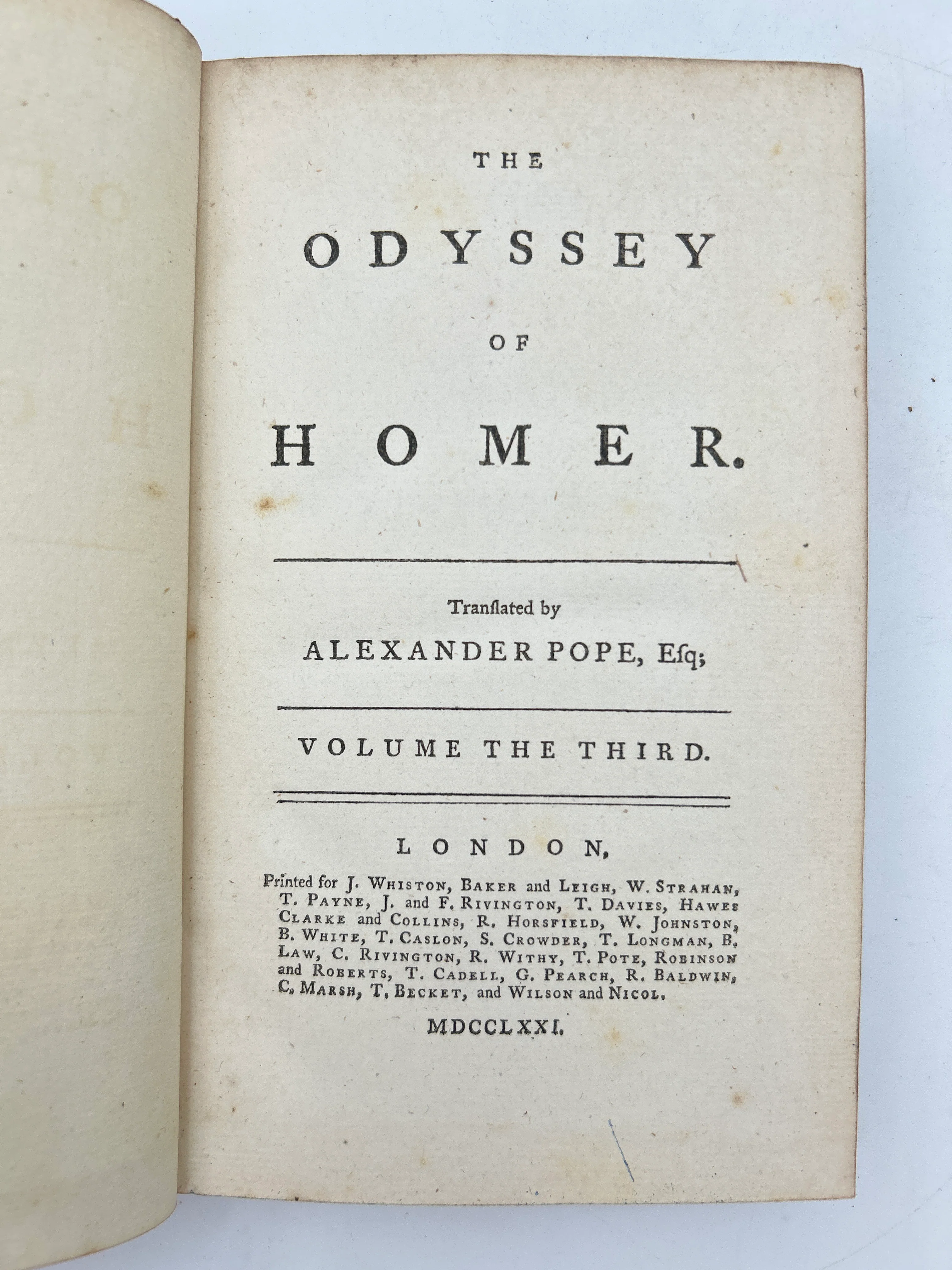 The Odyssey of Homer (4 Vol.) - Image 9