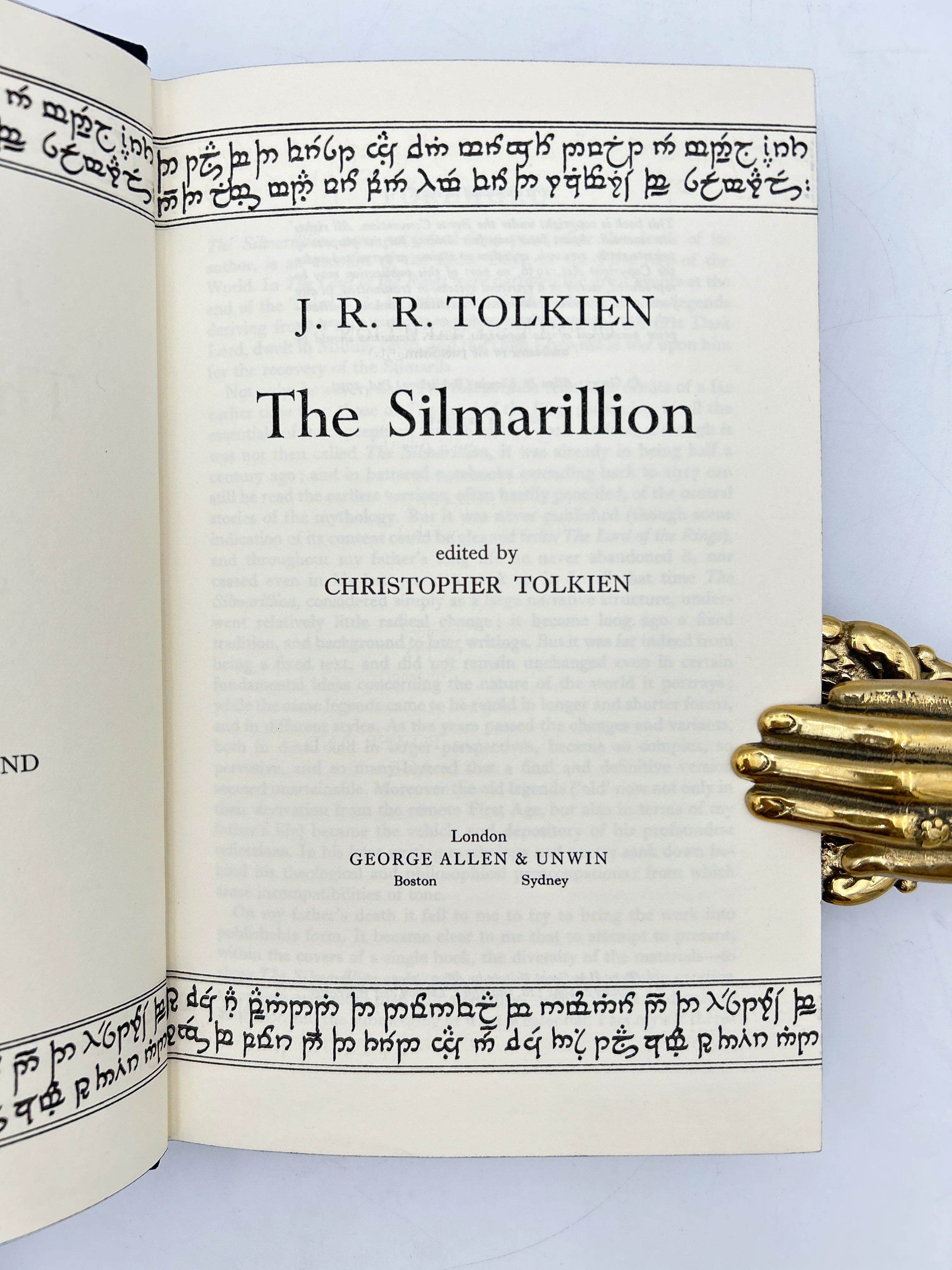The Silmarillion with Signed Letter - Image 3
