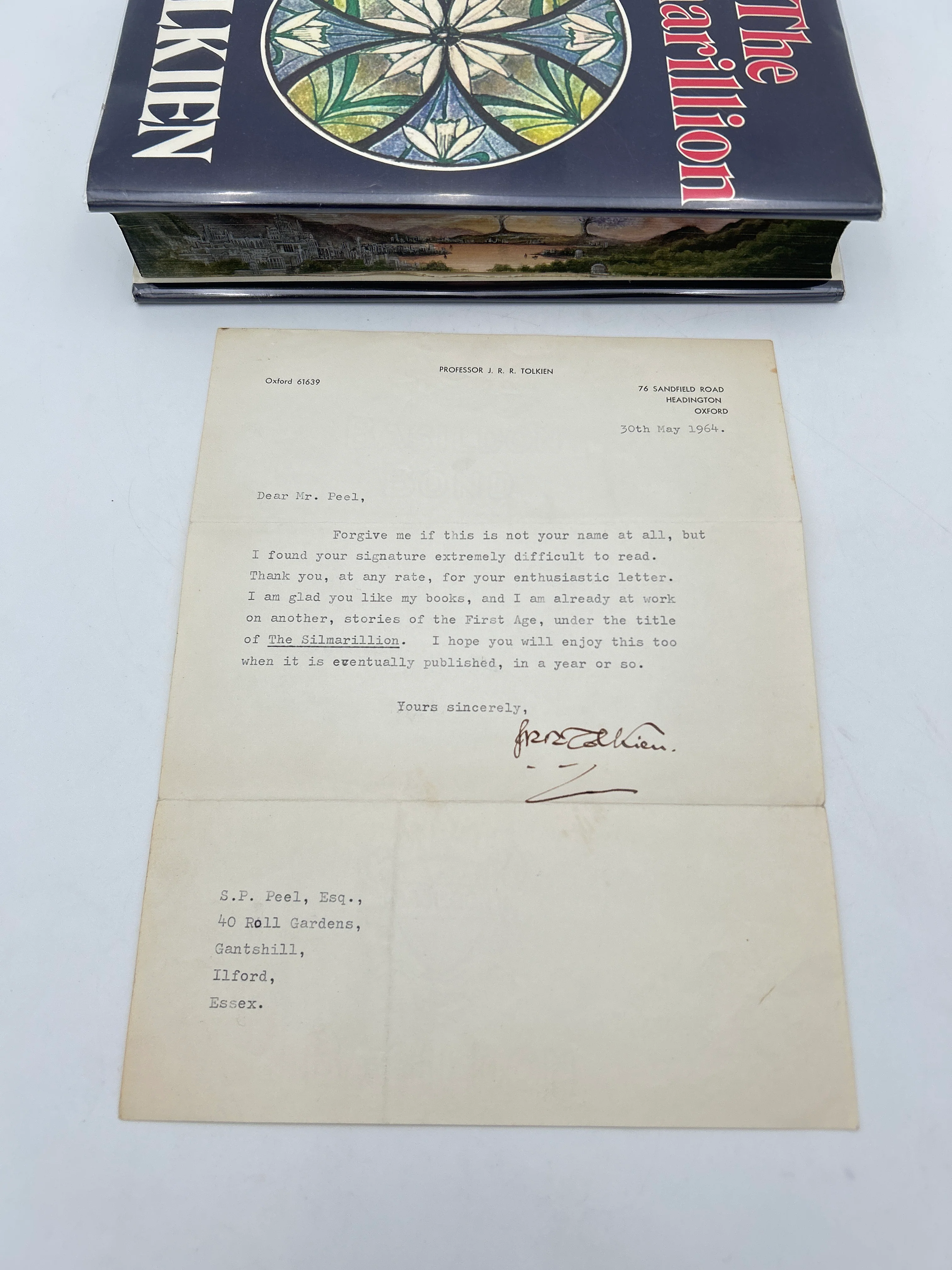 The Silmarillion with Signed Letter - Image 8