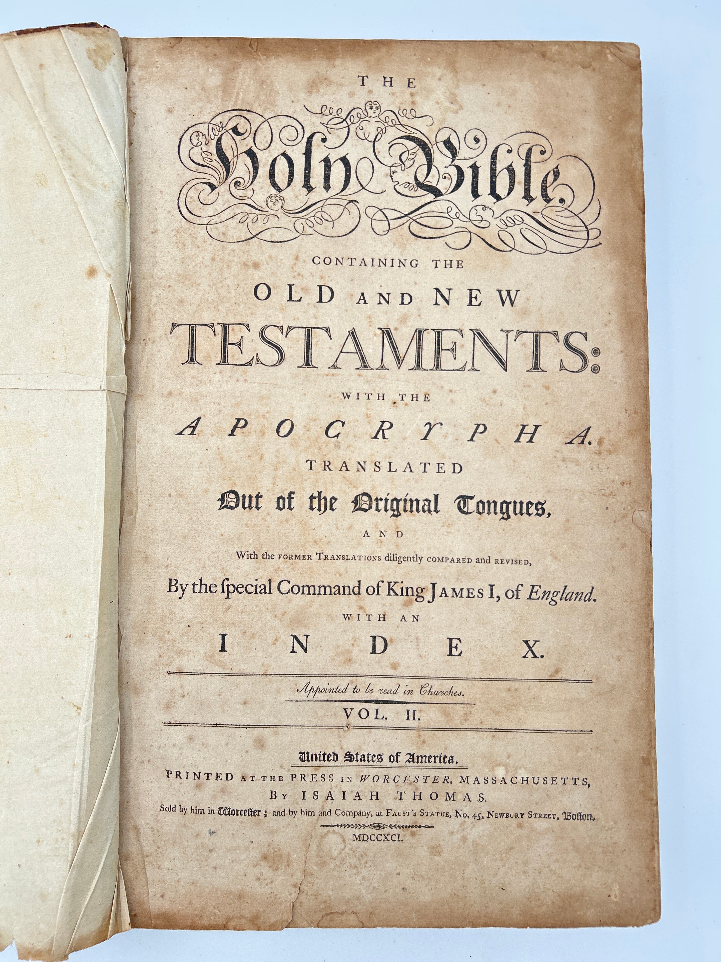 Thomas Bible- In Two Volumes - Image 15