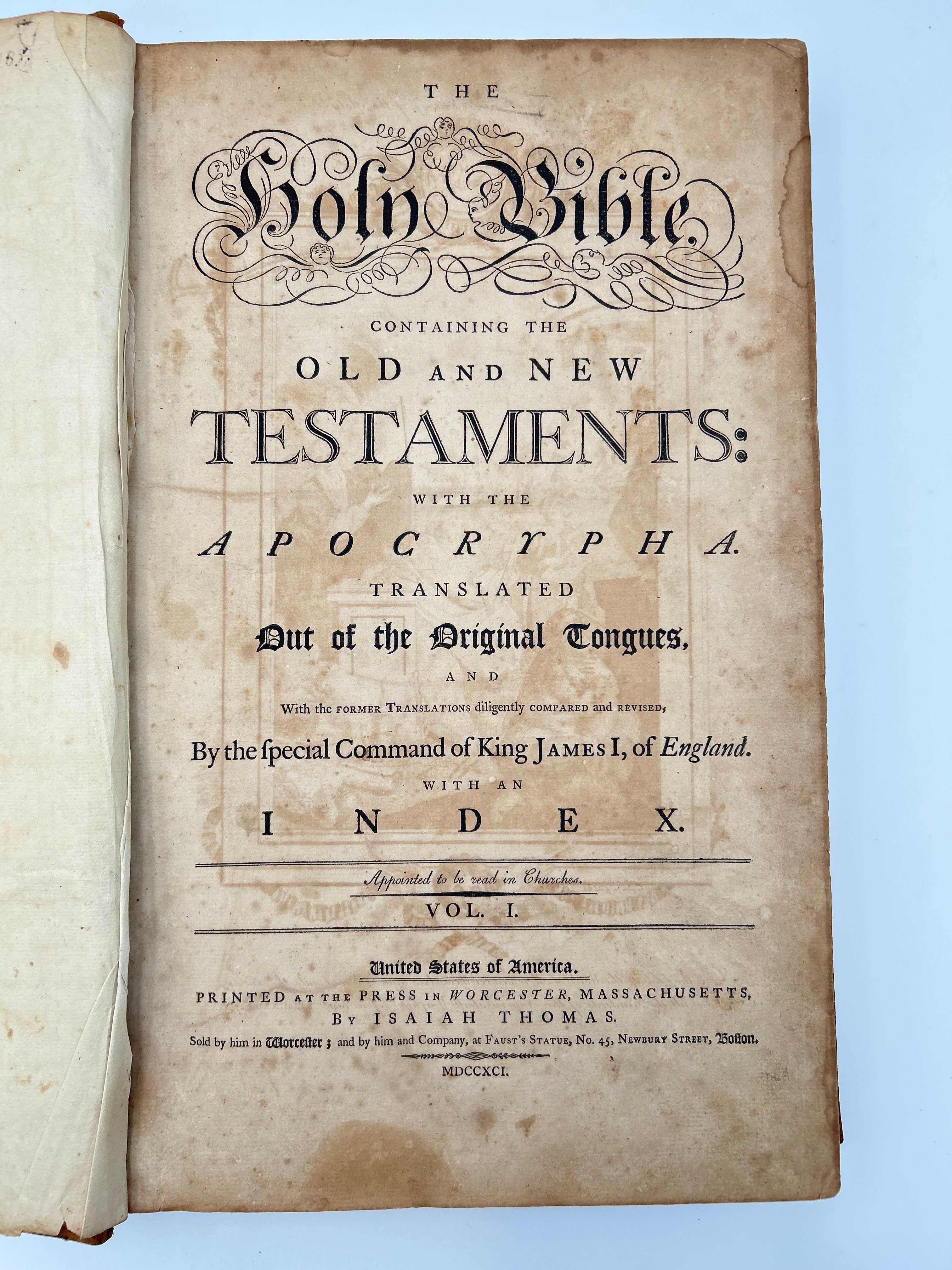 Thomas Bible- In Two Volumes - Image 6