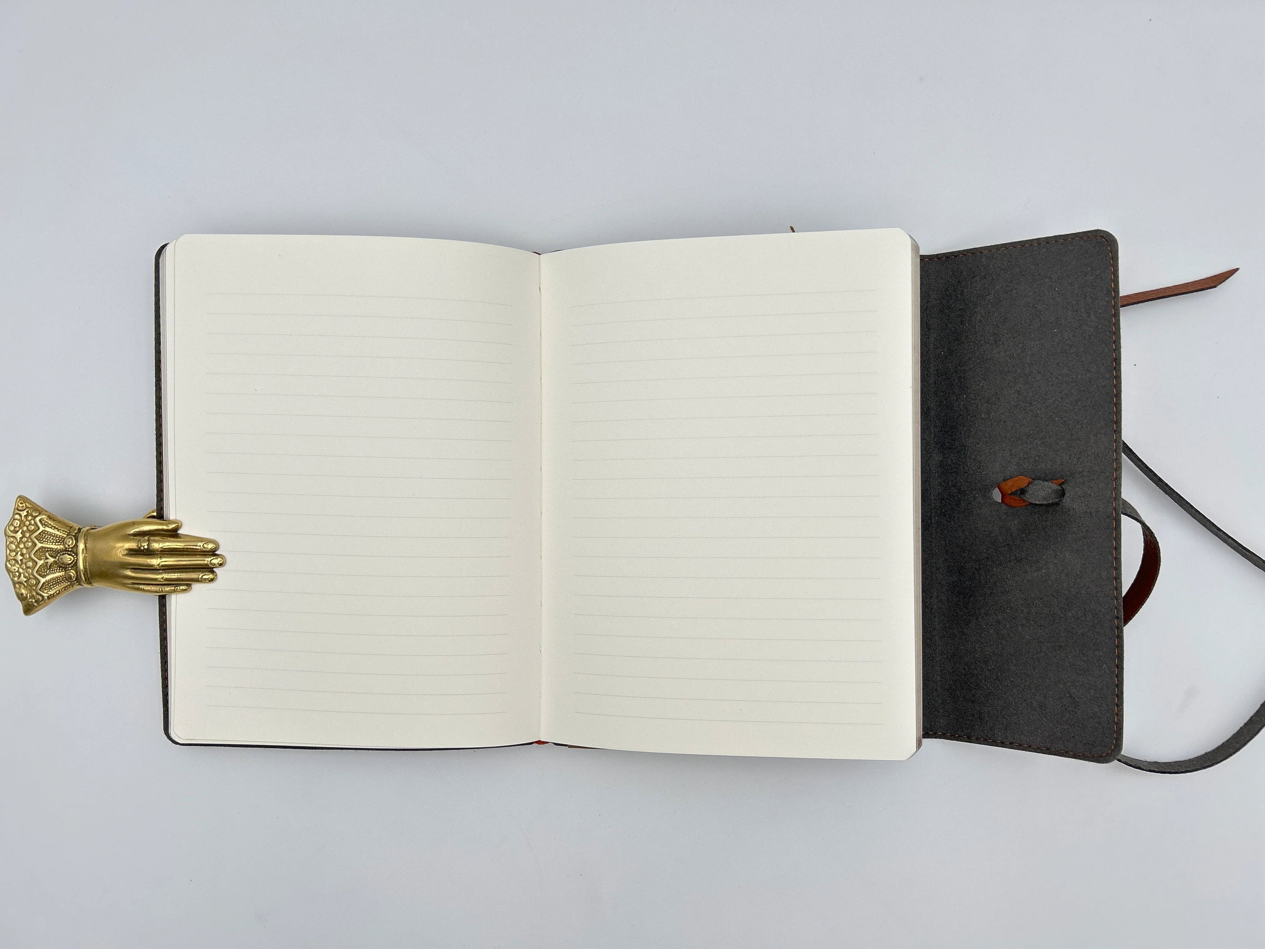 Vegan Leather Wrap Journal - Image 3