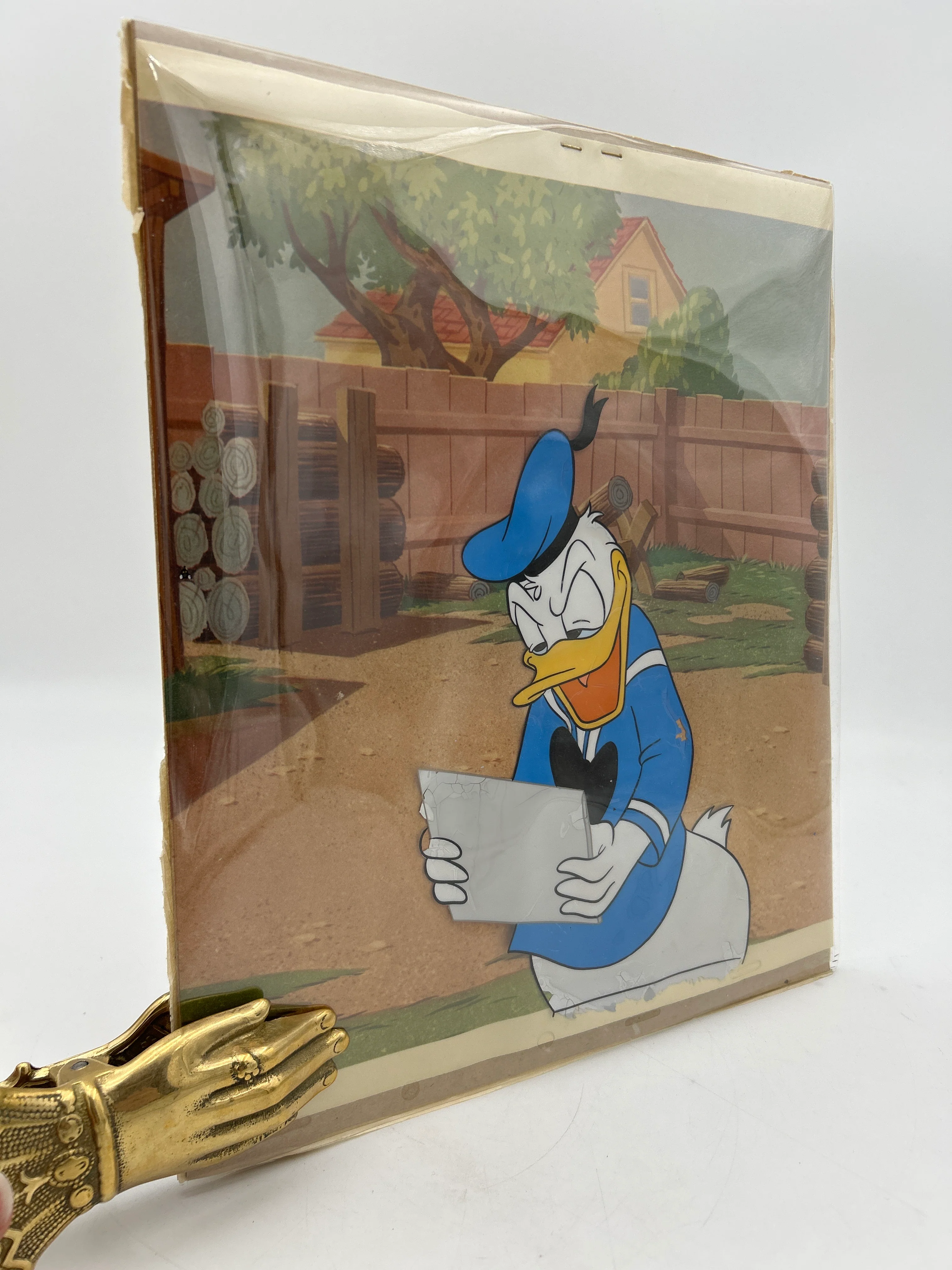 Donald Duck Walt Disney Original Celluloid Drawing - Image 3