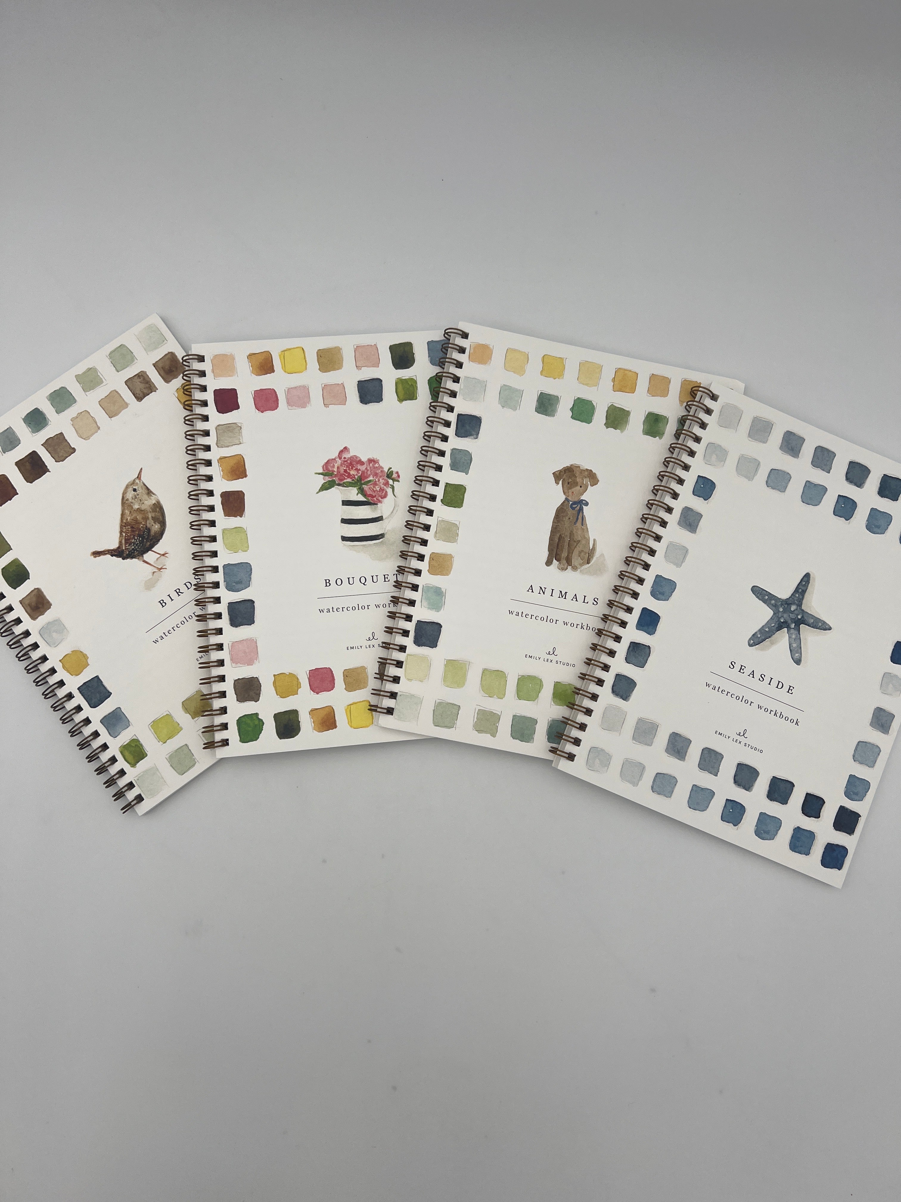 Assorted Watercolor Workbooks