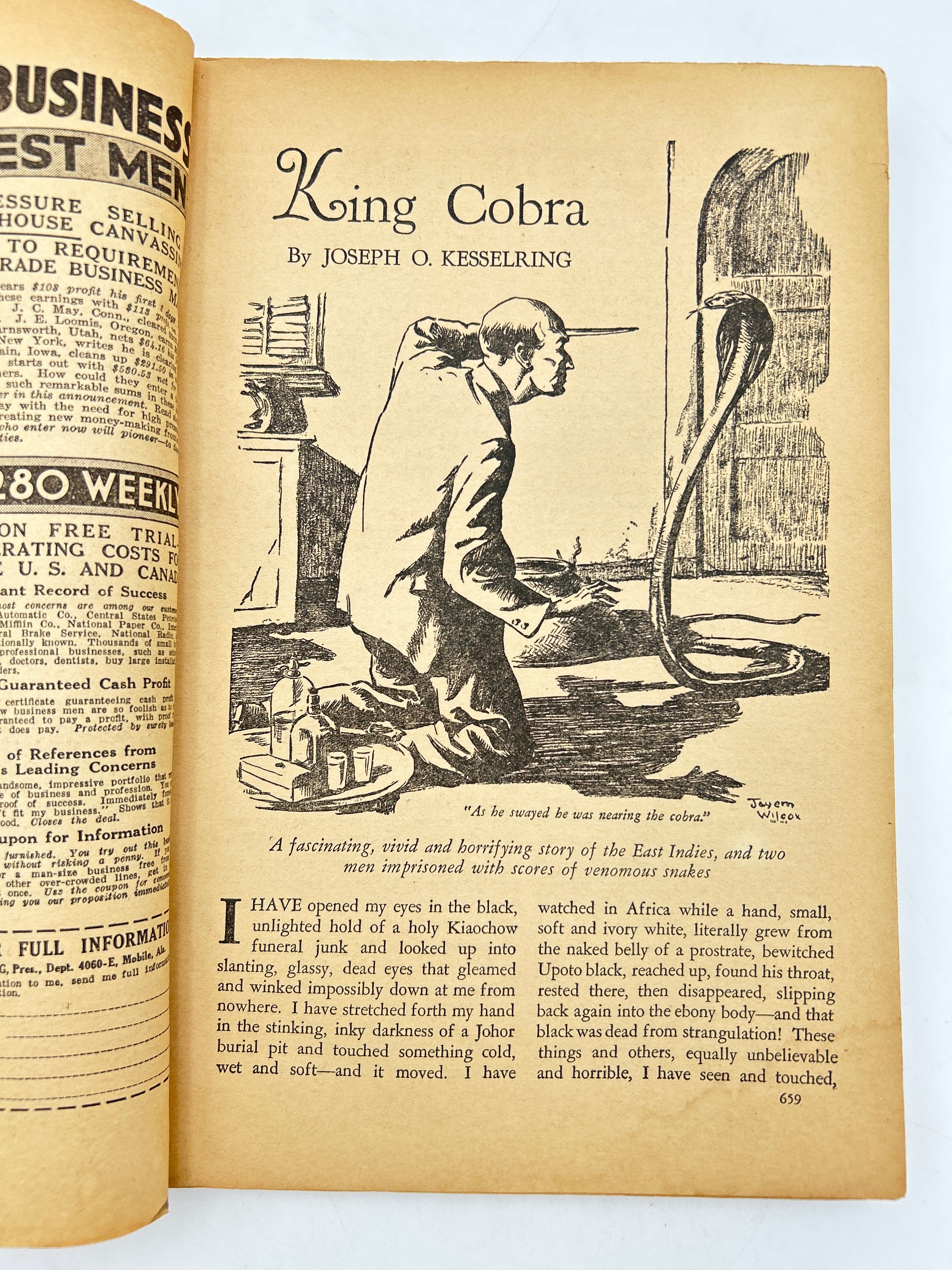 Weird Tales December 1933 Issue - Image 3