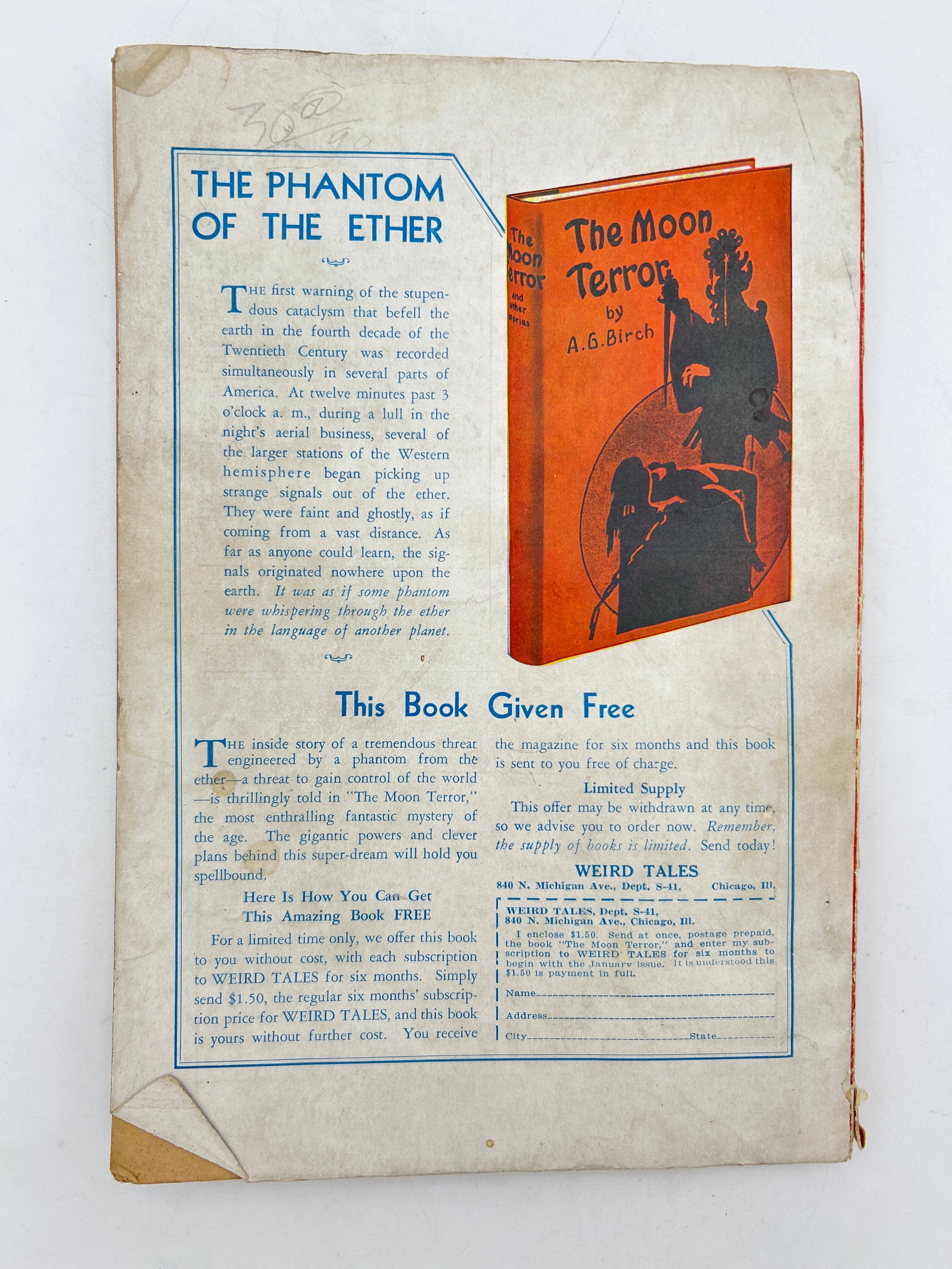 Weird Tales December 1933 Issue - Image 5